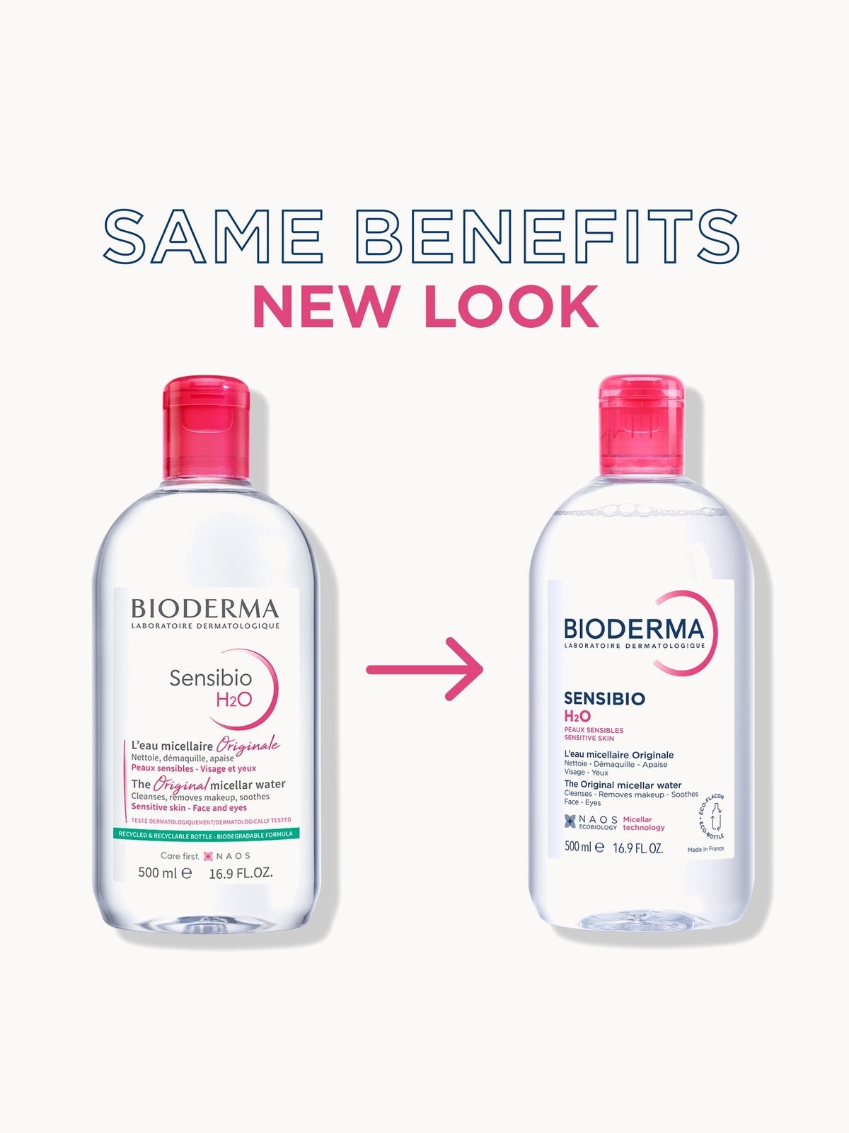 Bioderma Sensibio H2O Micellar Water 500ml/16.9 fl. oz 3