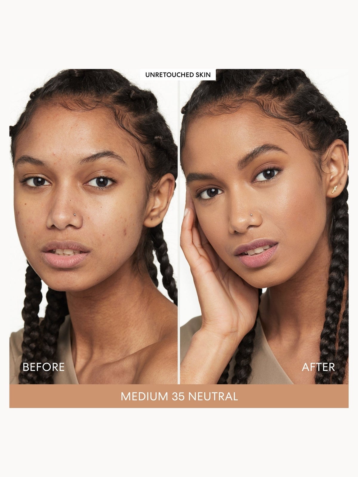 bareMinerals BAREPRO 24HR Skin-Perfecting Powder Foundation 8g-Medium Deep 45 Cool, photo 44