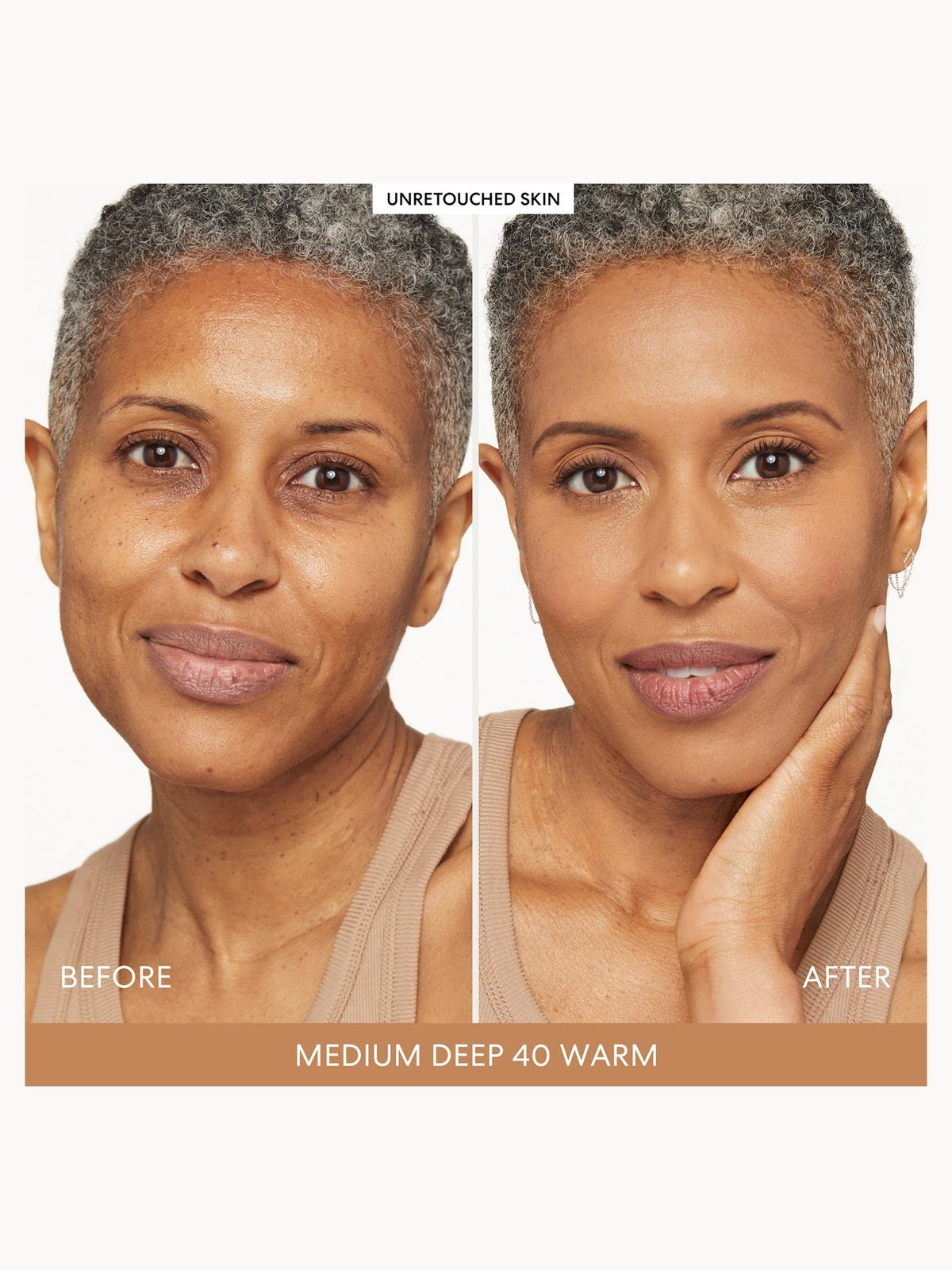 bareMinerals BAREPRO 24HR Skin-Perfecting Powder Foundation (Various Shades) - Medium Deep 40 Warm 3