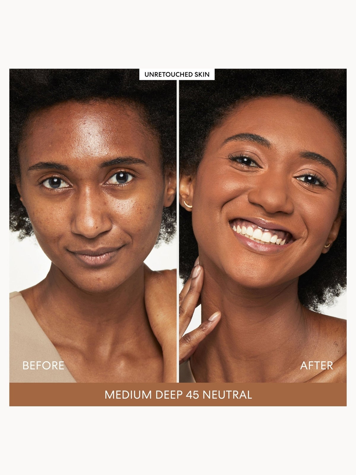 bareMinerals BAREPRO 24HR Skin-Perfecting Powder Foundation (Various Shades) - Medium Deep 45 Neutral 3