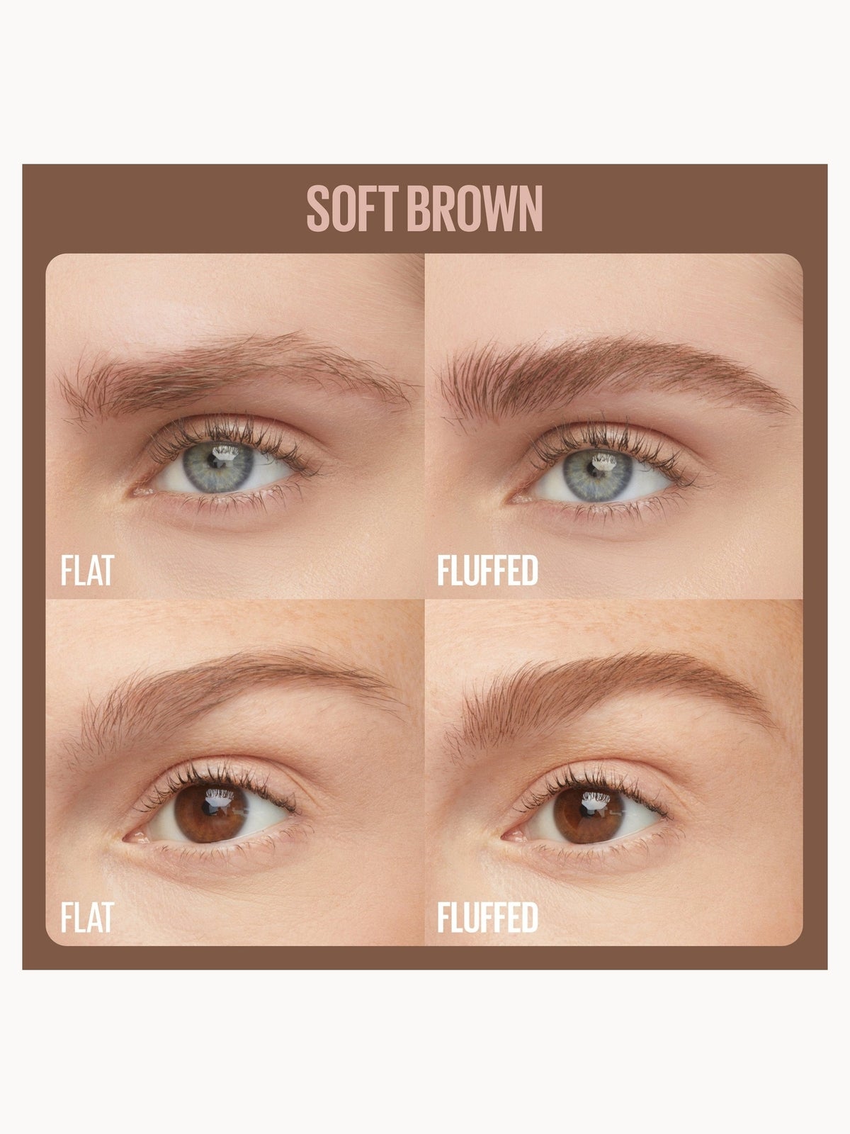 Maybelline New York Superfluff Brow Mousse Soft Full Brows All Day Wear Airy Volumizing Mousse 5g (Various Shades) - Soft Brown 2