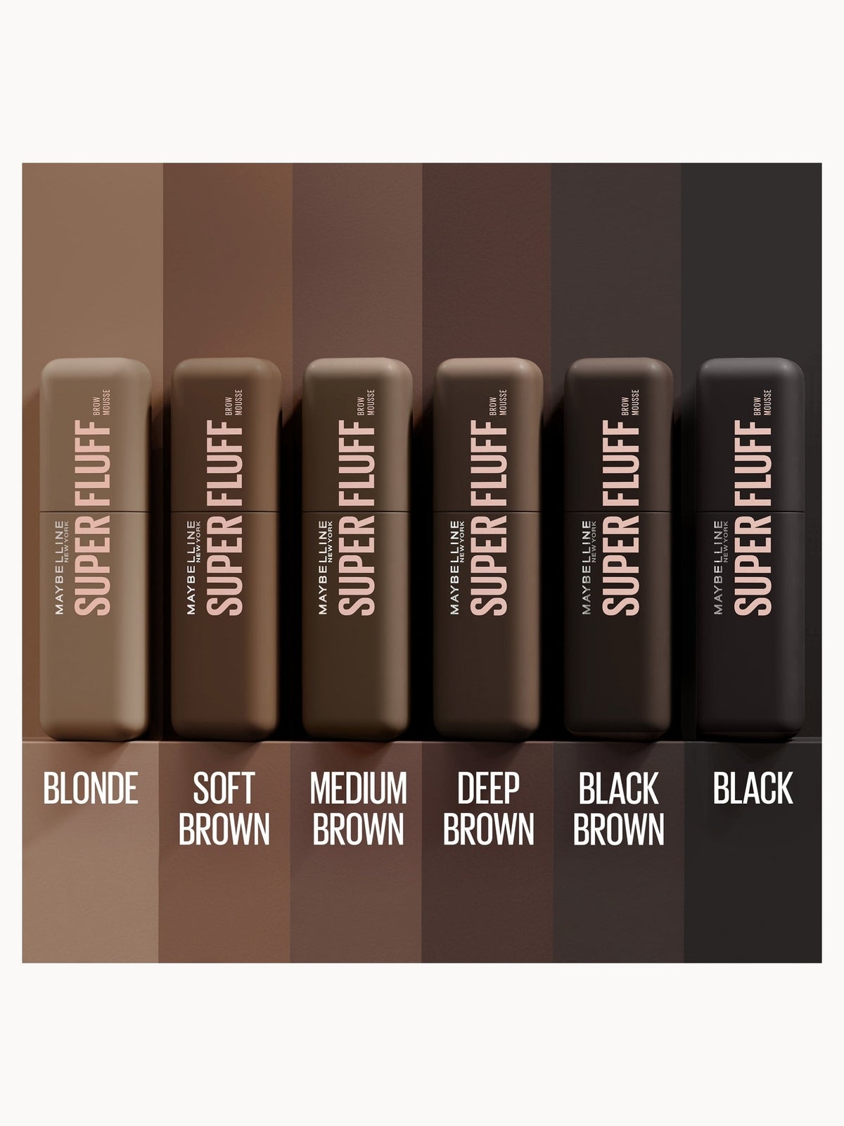 Maybelline New York Superfluff Brow Mousse Soft Full Brows All Day Wear Airy Volumizing Mousse 5g (Various Shades) - Soft Brown 4