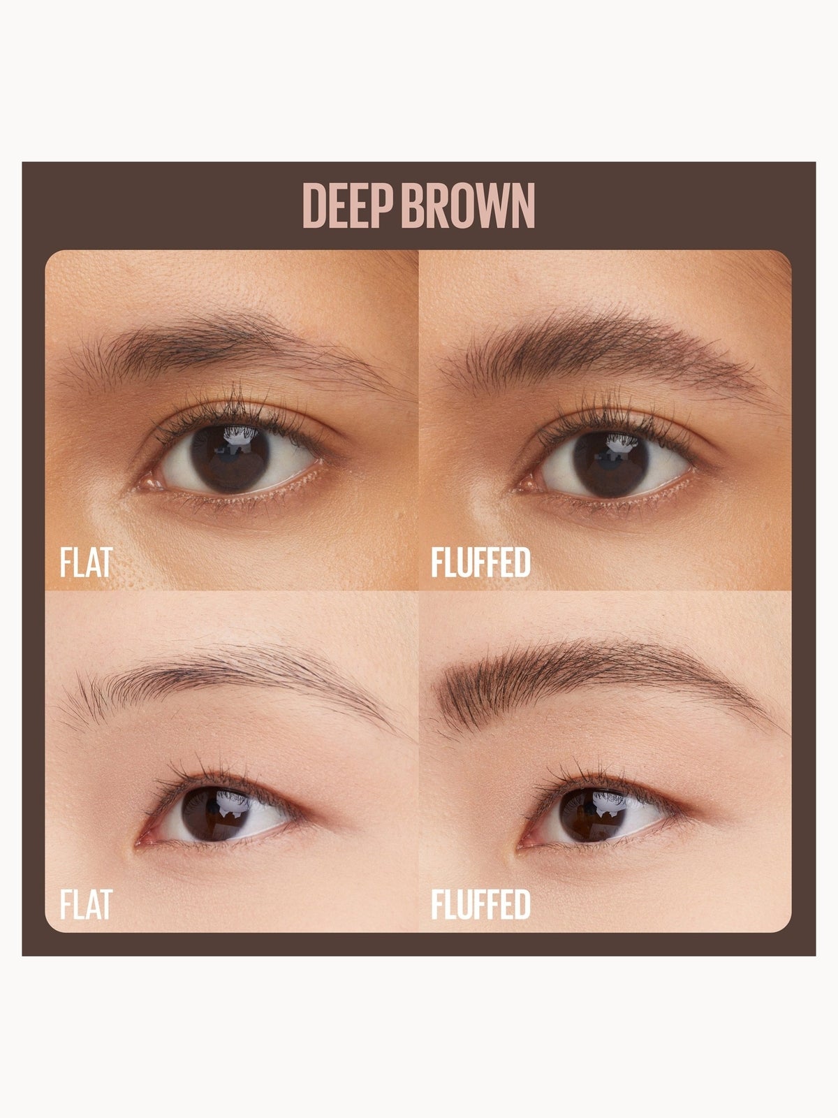 Maybelline New York Superfluff Brow Mousse Soft Full Brows All Day Wear Airy Volumizing Mousse 5g (Various Shades) - Deep Brown 2