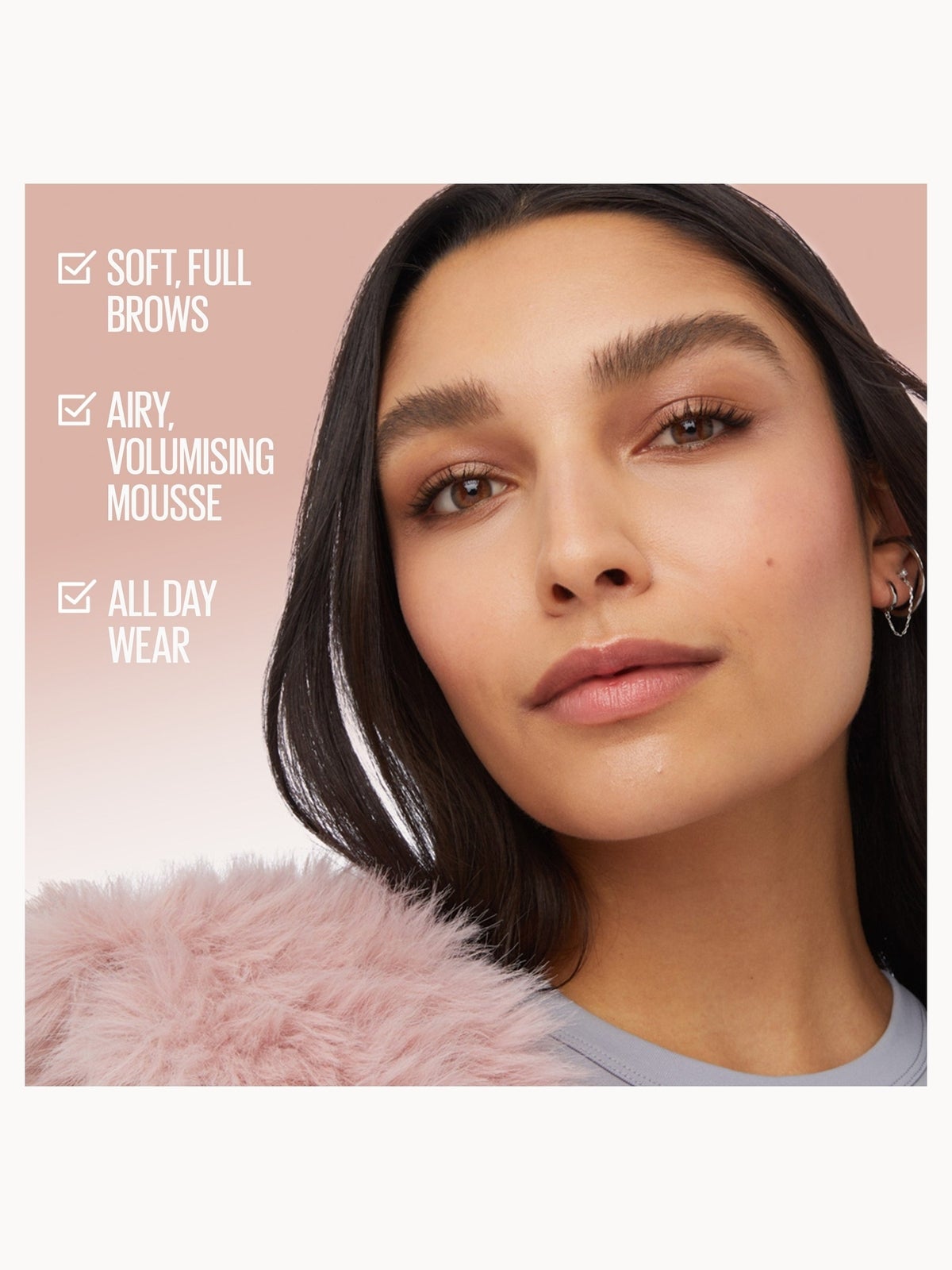 Maybelline New York Superfluff Brow Mousse Soft Full Brows All Day Wear Airy Volumizing Mousse 5g (Various Shades) - Black Brown 3