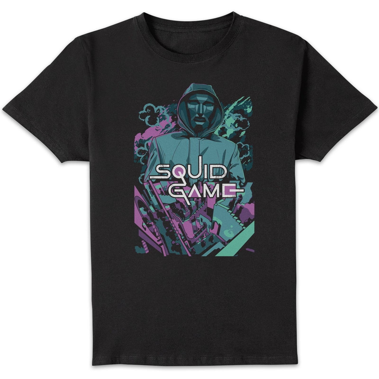 Squid Game Neon Chills Alex Tillbrook Men's T-Shirt - Black - XXL
