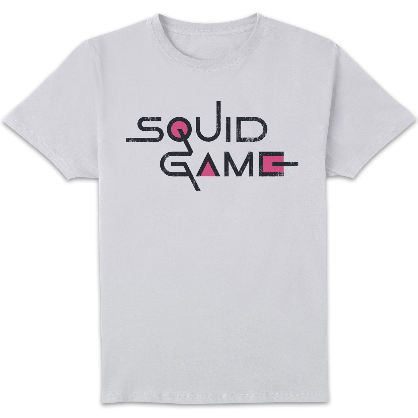 Squid Game Logo Men's T-Shirt - White - 4XL
