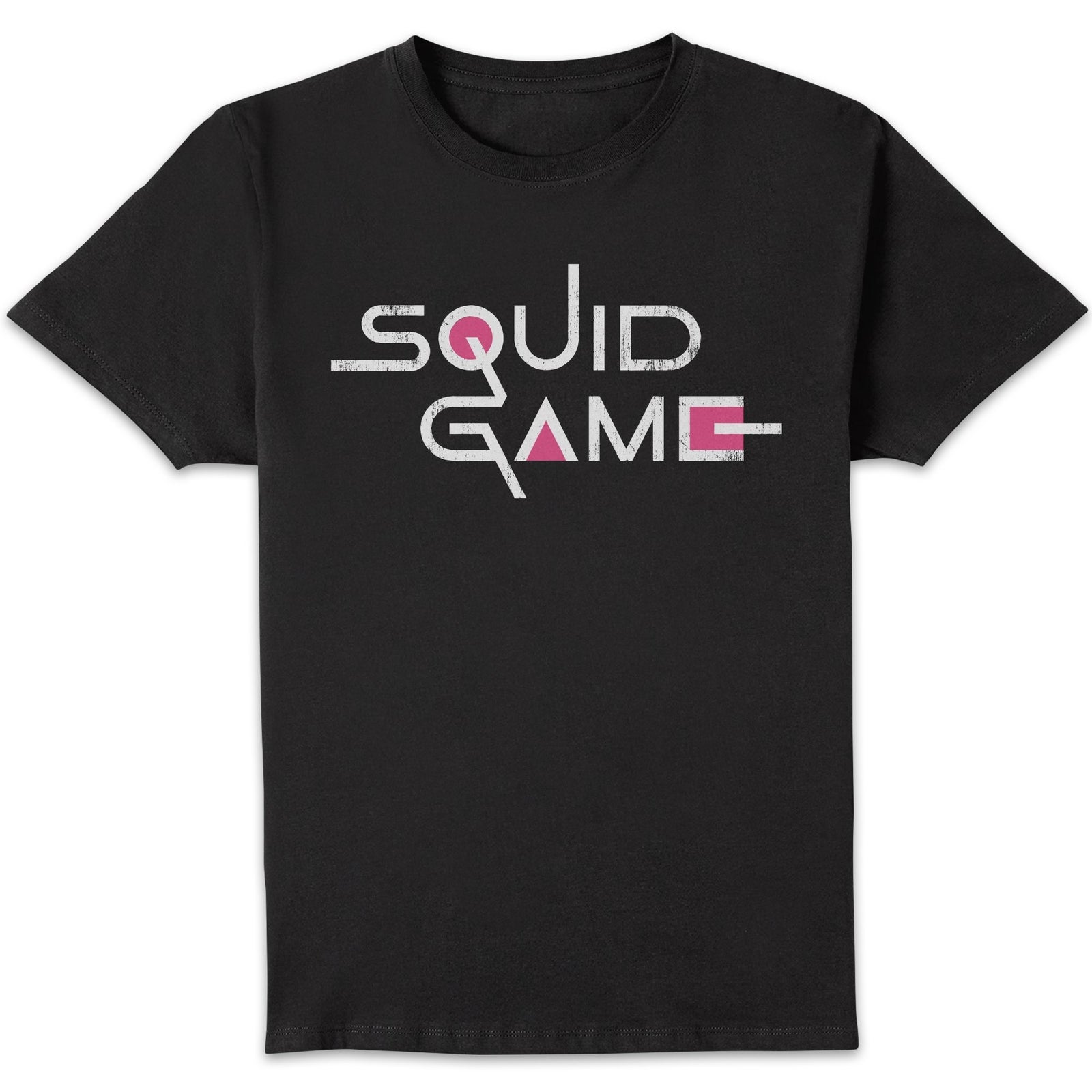 Squid Game Logo Men's T-Shirt - Black - 4XL