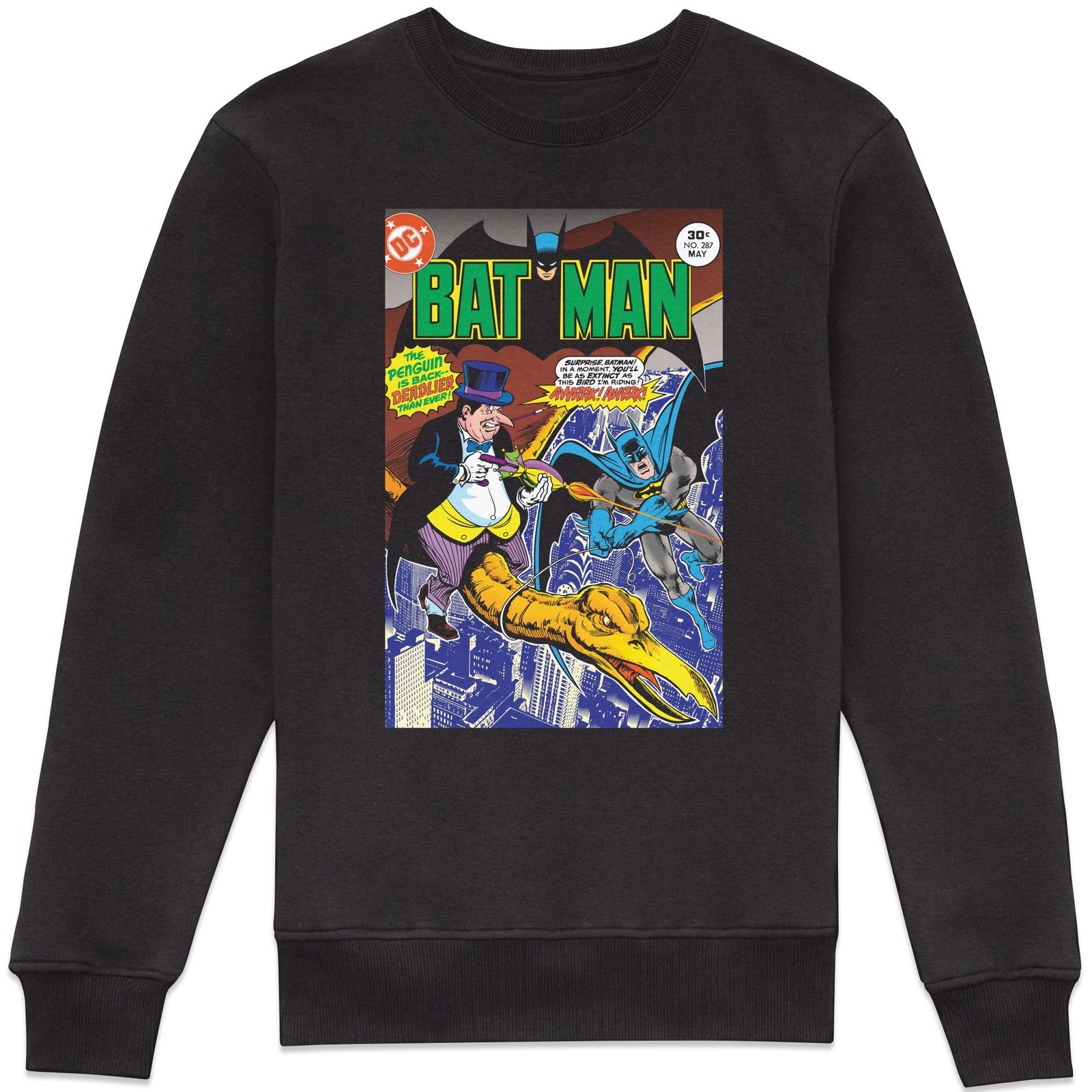Batman Core COMIC COVER Sweatshirt - Black - 4XL