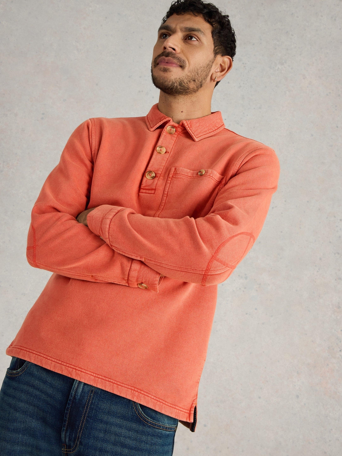 Longsleeve Polohemd Brampton - S