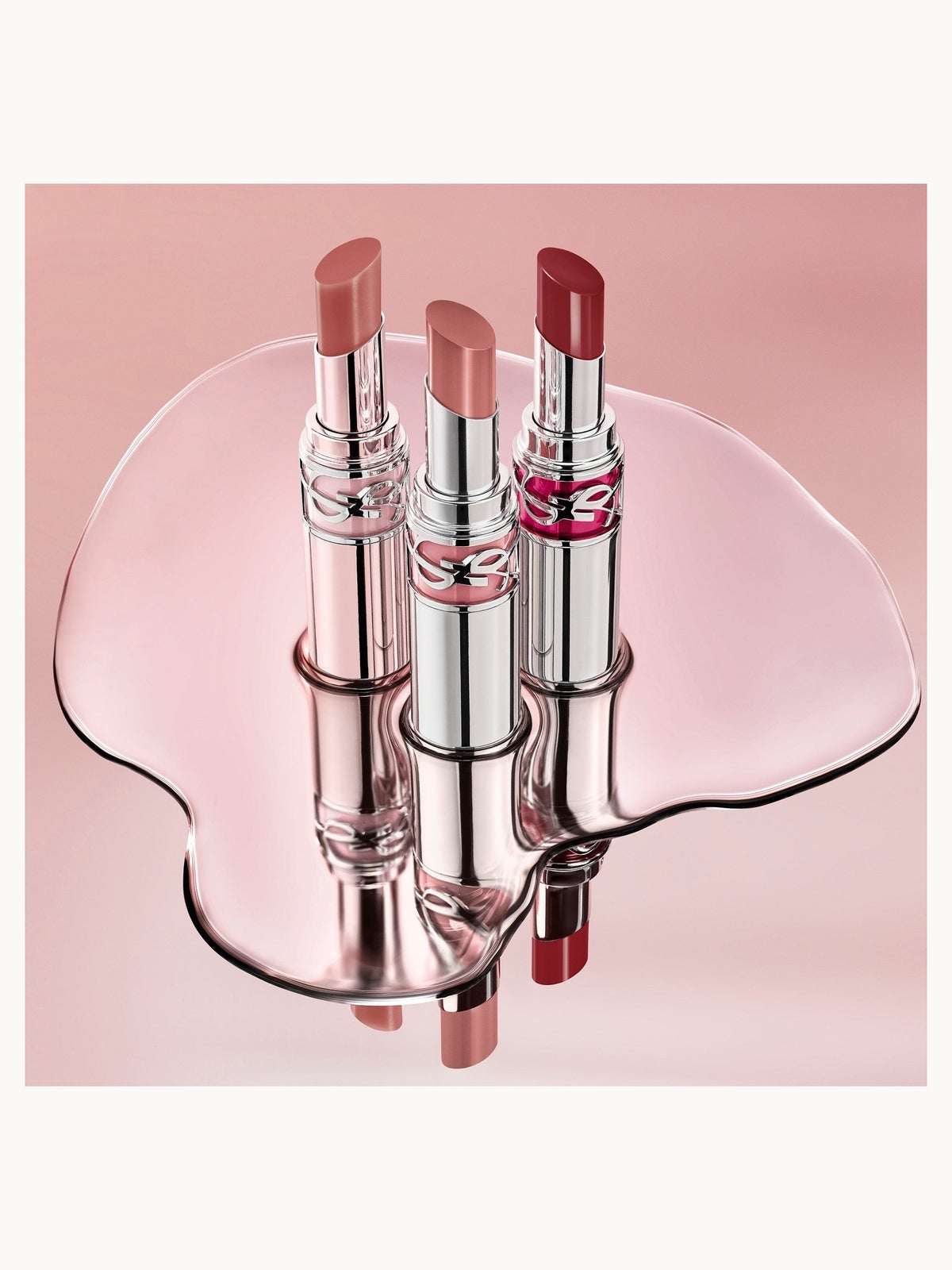 Yves Saint Laurent Candy Glaze Lip Gloss Stick 3.2ml (Various Shades) - 17 - Strawberry Cloud 4