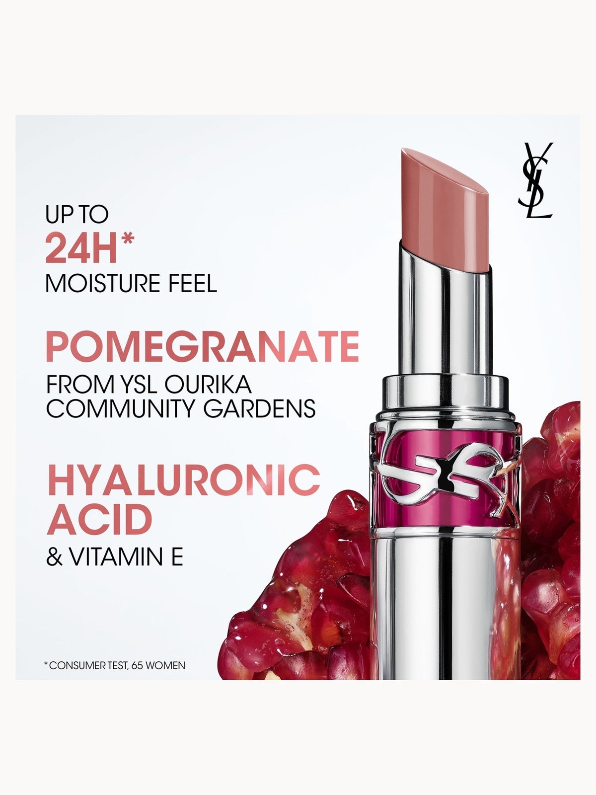 Yves Saint Laurent Candy Glaze Lip Gloss Stick 3.2ml (Various Shades) - 44 - Nude Lavallière 2