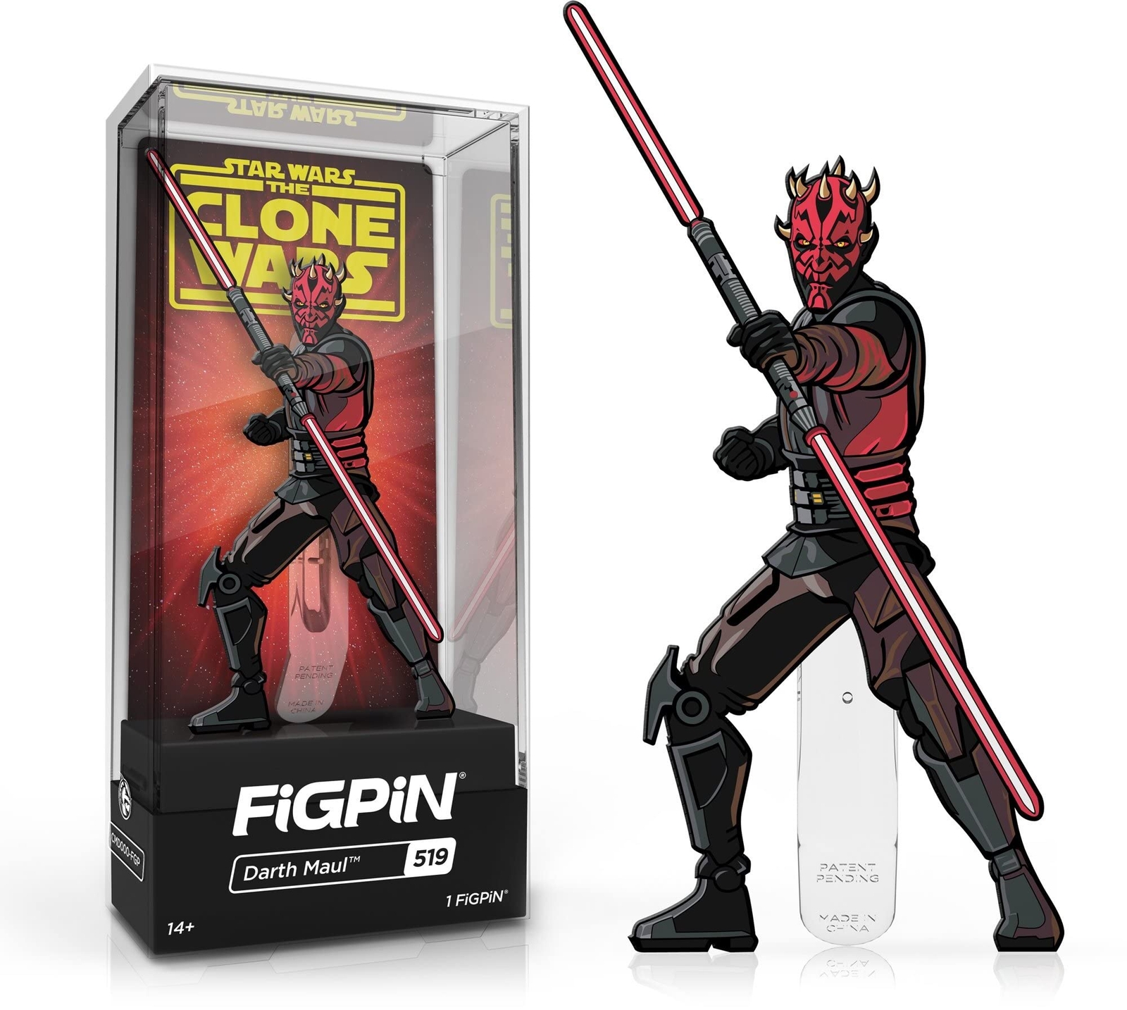 FiGPiN Star Wars The Clone Wars Darth Maul 3  Enamel Pin #519