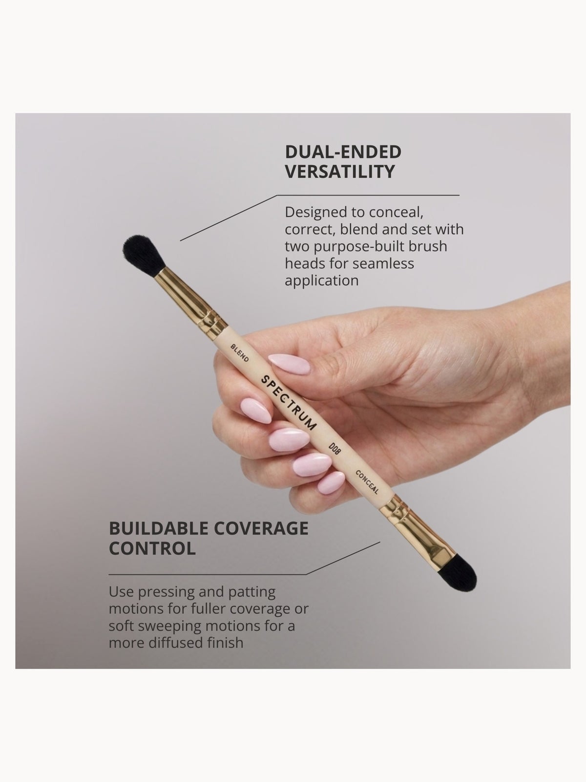 Spectrum Collections All About The Brush D08  The Conceal and Blend  Brush 2
