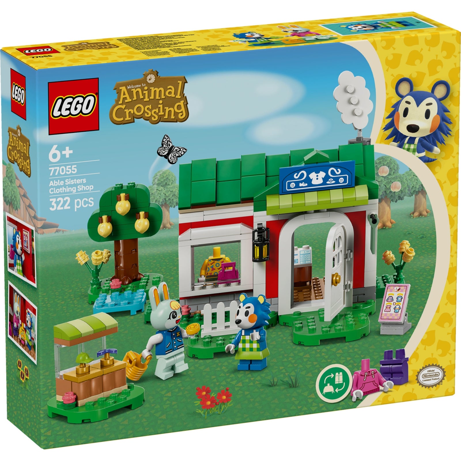 LEGO® Animal Crossing Les sœurs tailleurs 77055