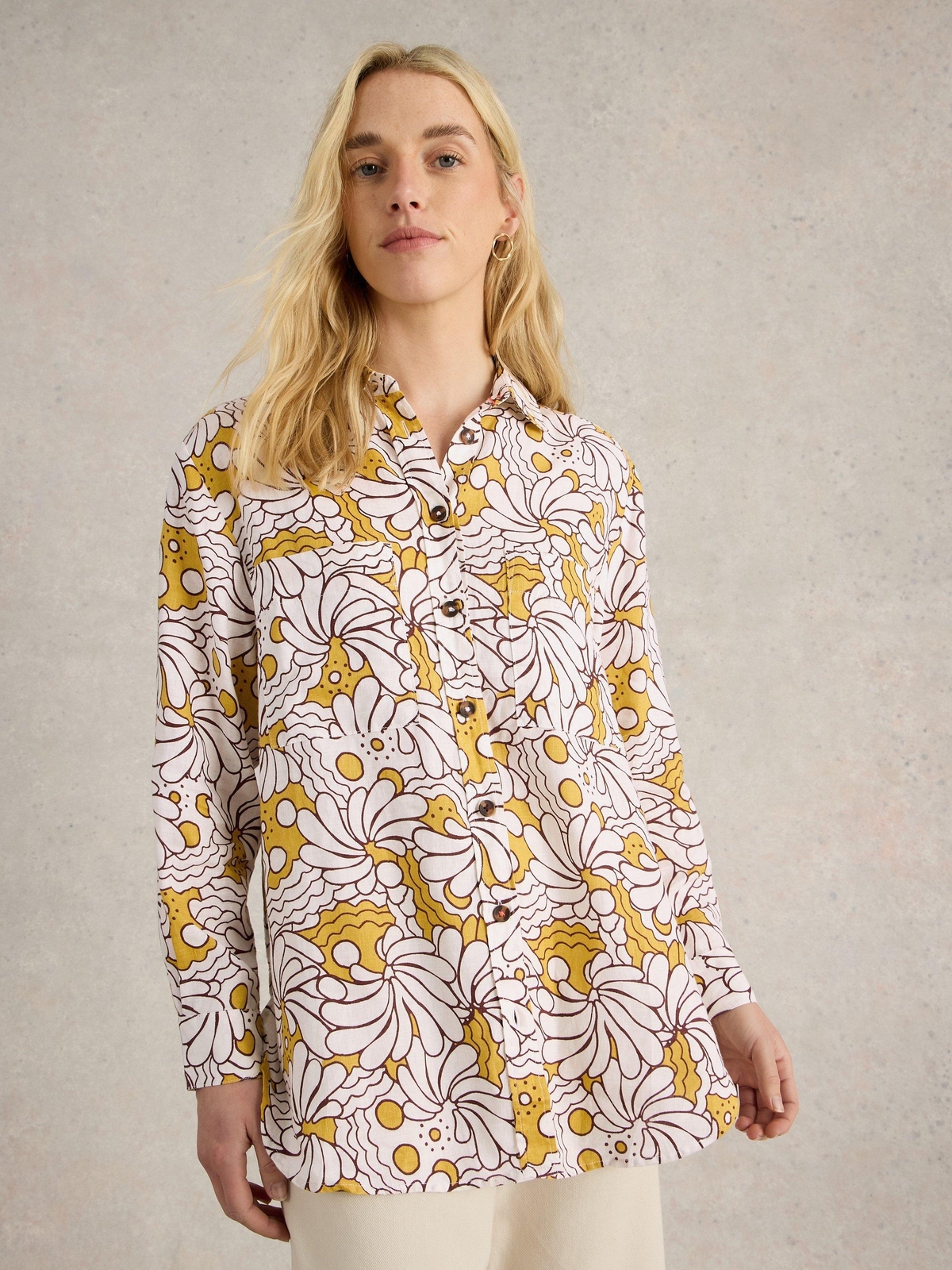 Leinenbluse Lydia - 38