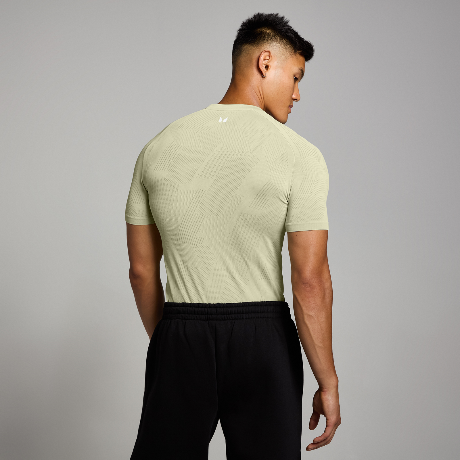 MP Herren Tempo Pillar nahtloses Top – Warmer Salbei - XS