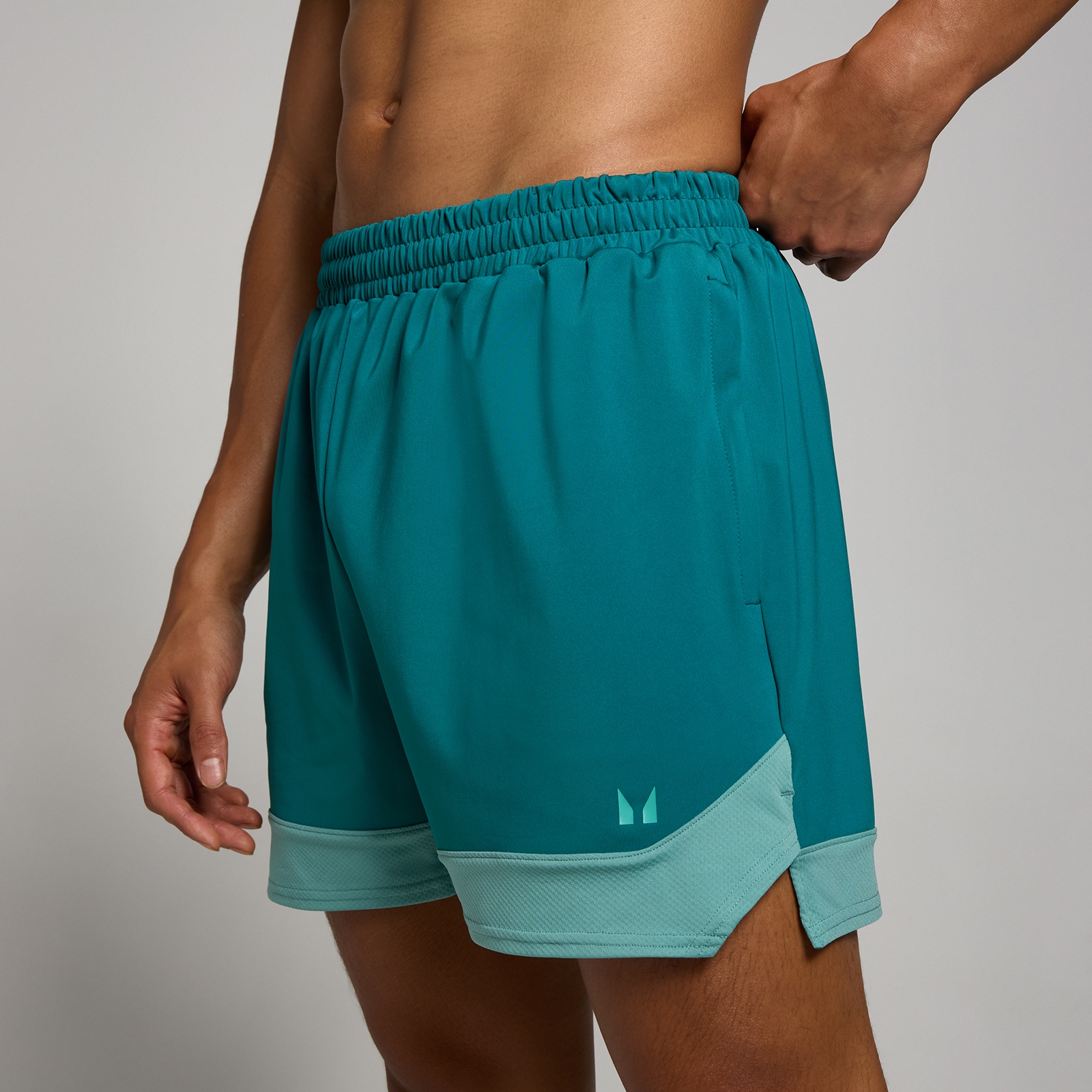Thumbnail - MP Herren Tempo Pillar 13-cm-Shorts  – Aqua Blaugrün - XXL