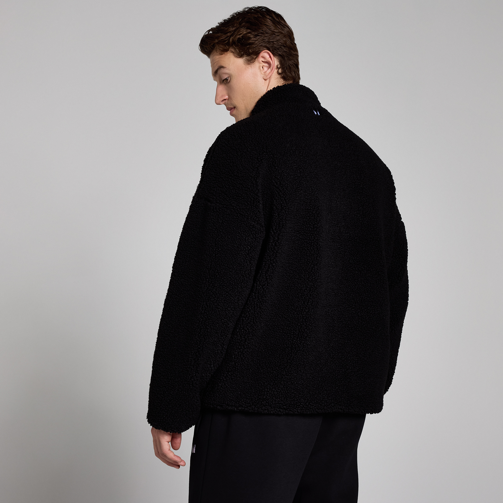 MP Herren Borg mit Durchgehendem Reißverschluss – Schwarz - XXL