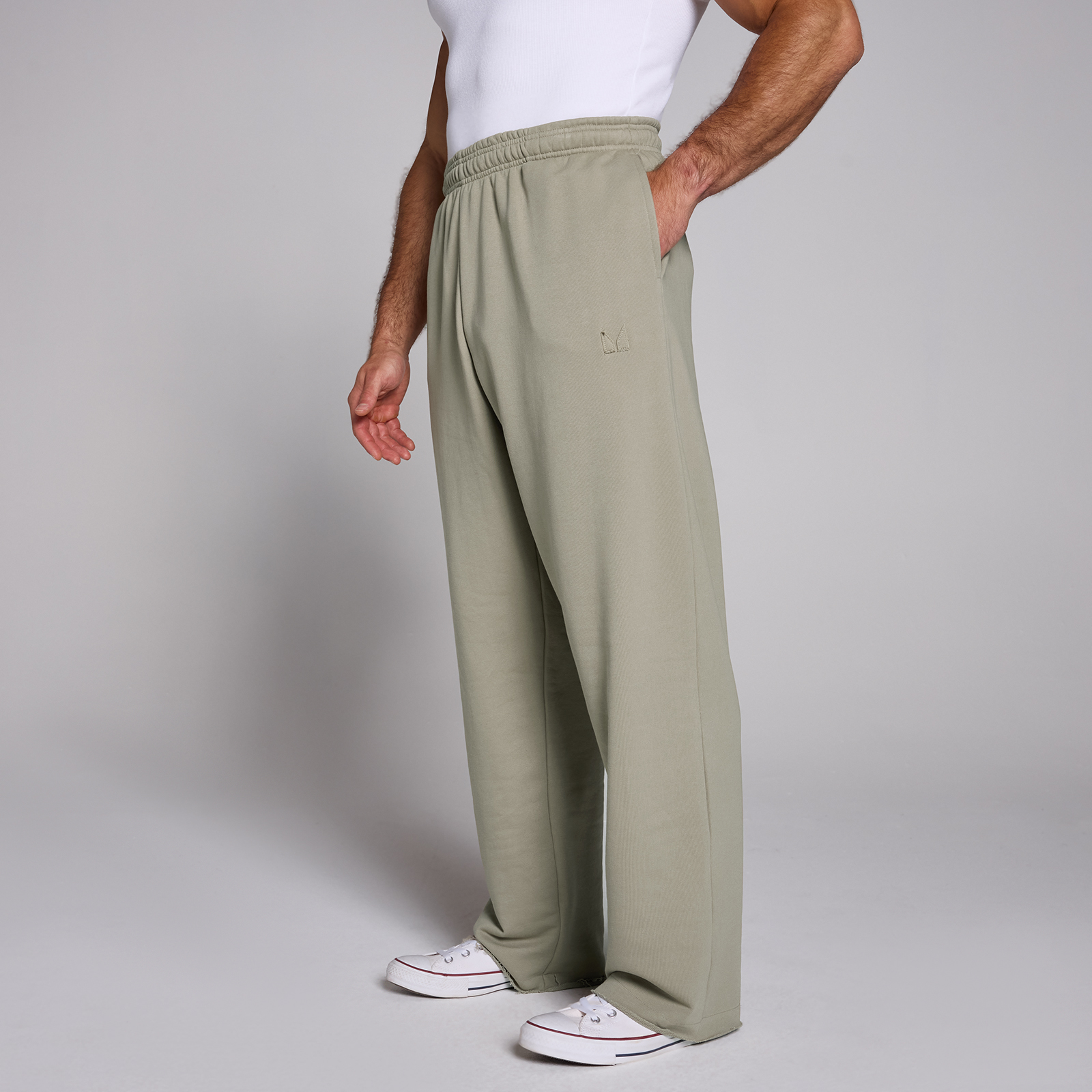 5059883390307 - MP Herren Jogginghose mit geradem Bein – Dunkler Salbei - XS