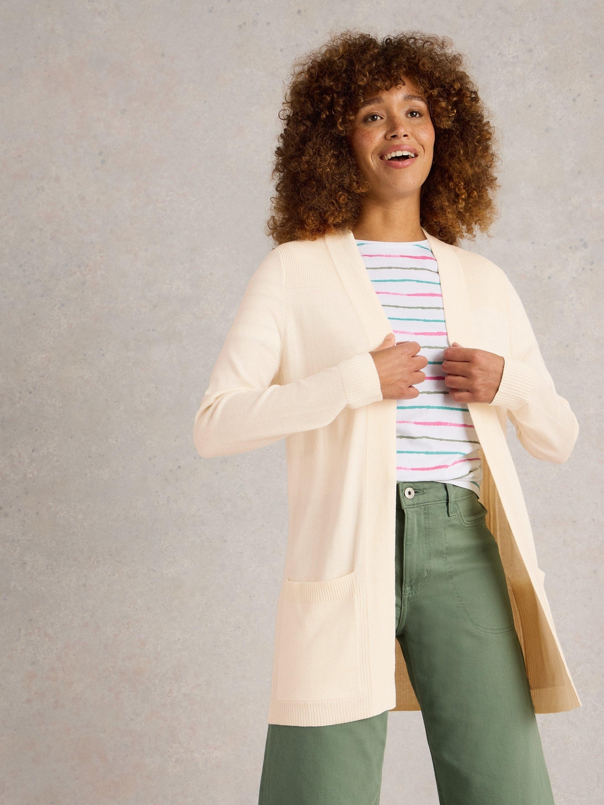 Lange Strickjacke Tanya - 46