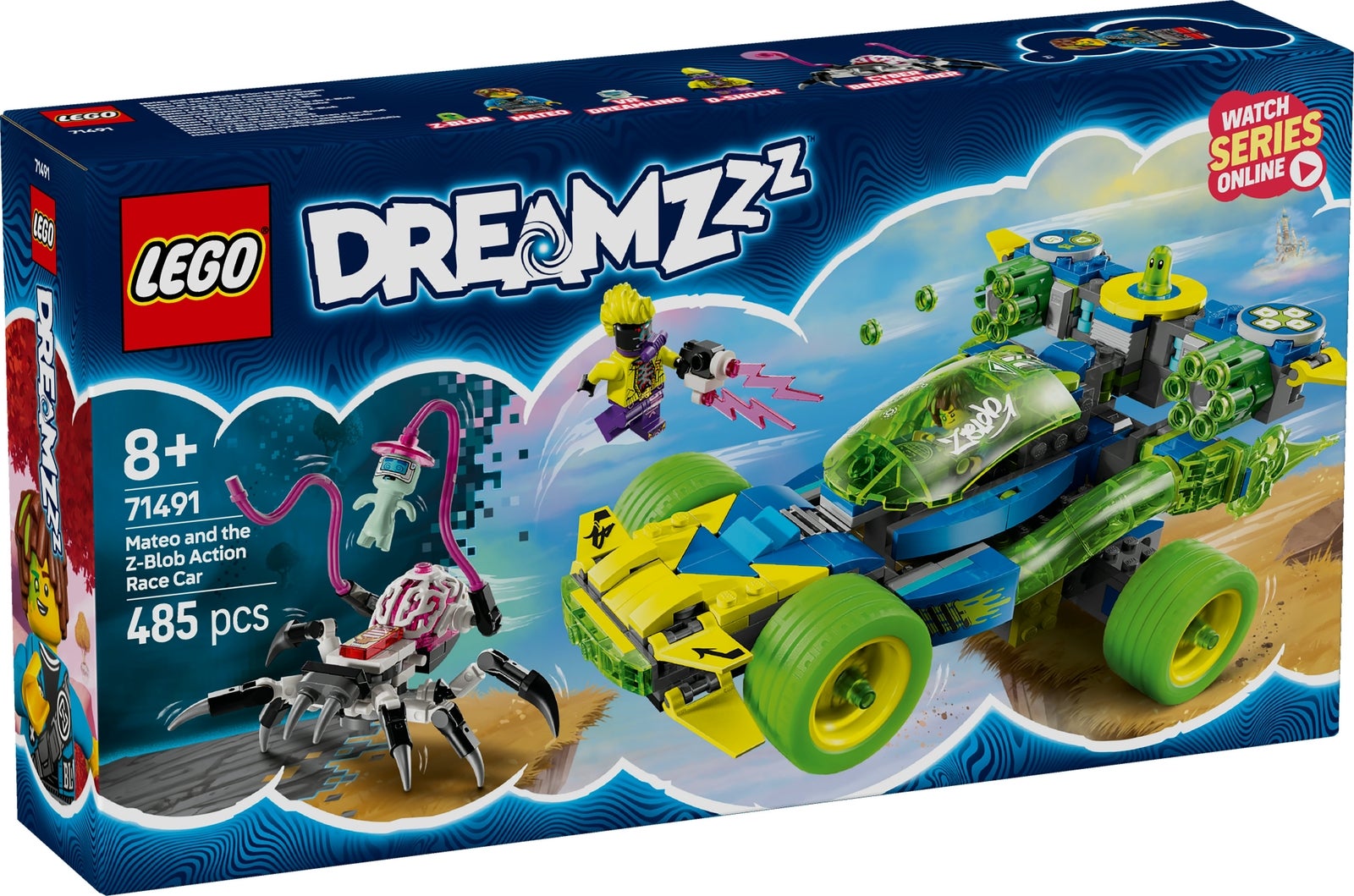 LEGO® DREAMZzz™ 71491 Mateo et la voiture de course de Z-Blob