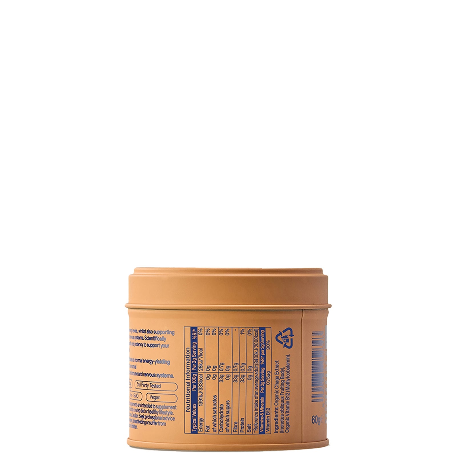 Dirtea Chaga Powder - The Energy Mushroom 60g