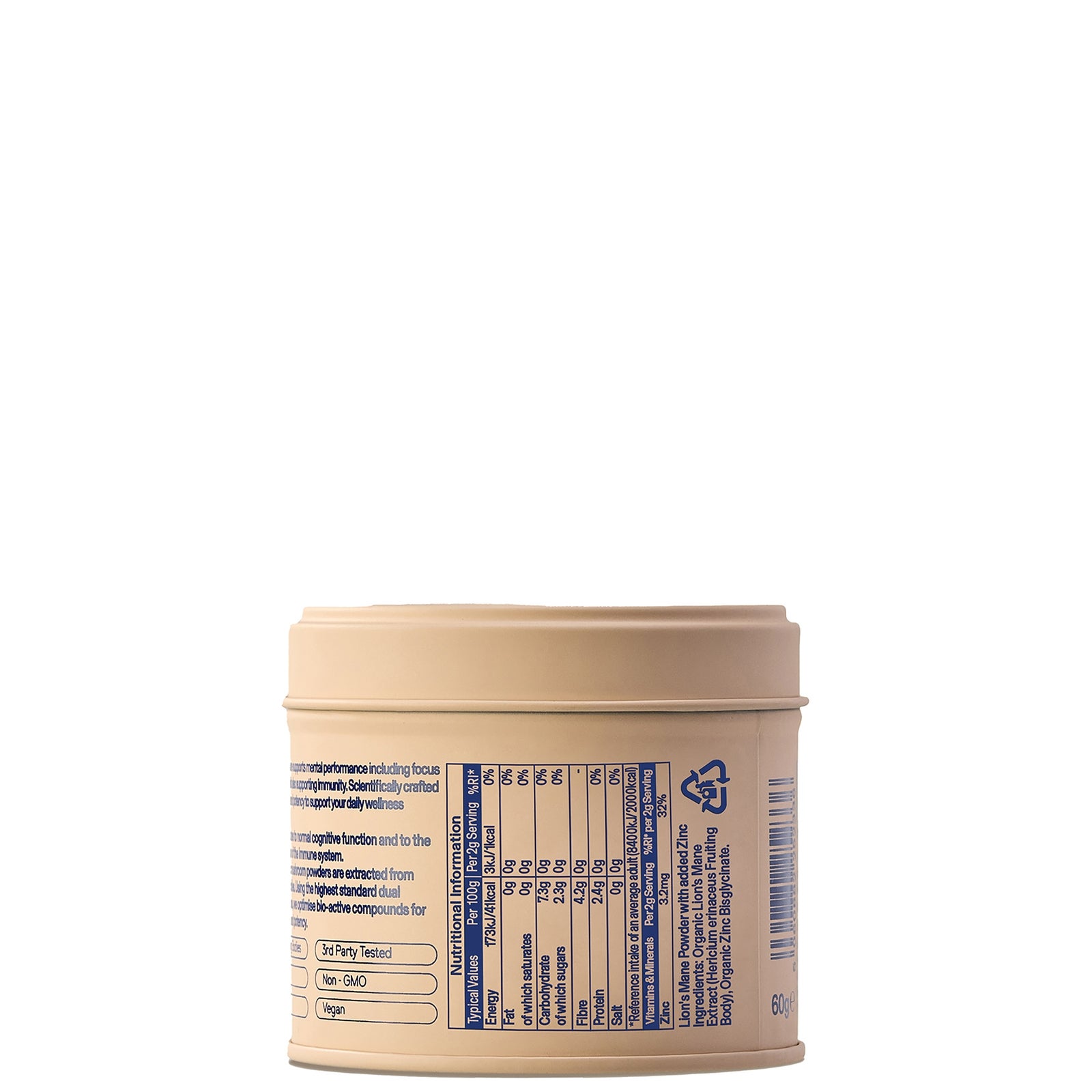 Dirtea Lion's Mane Powder - The Focus Mushroom 60g