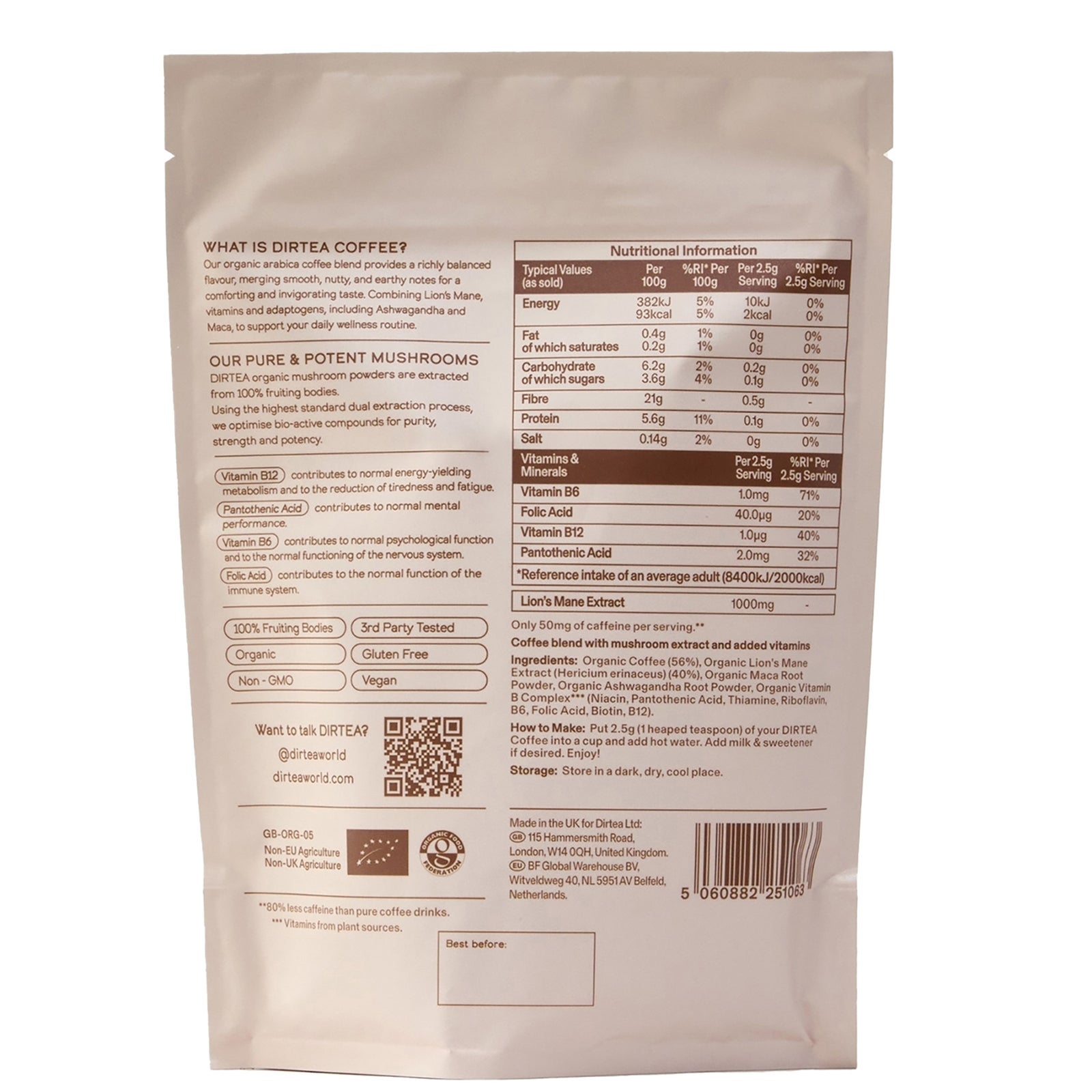 Dirtea Coffee Super Blend 150g