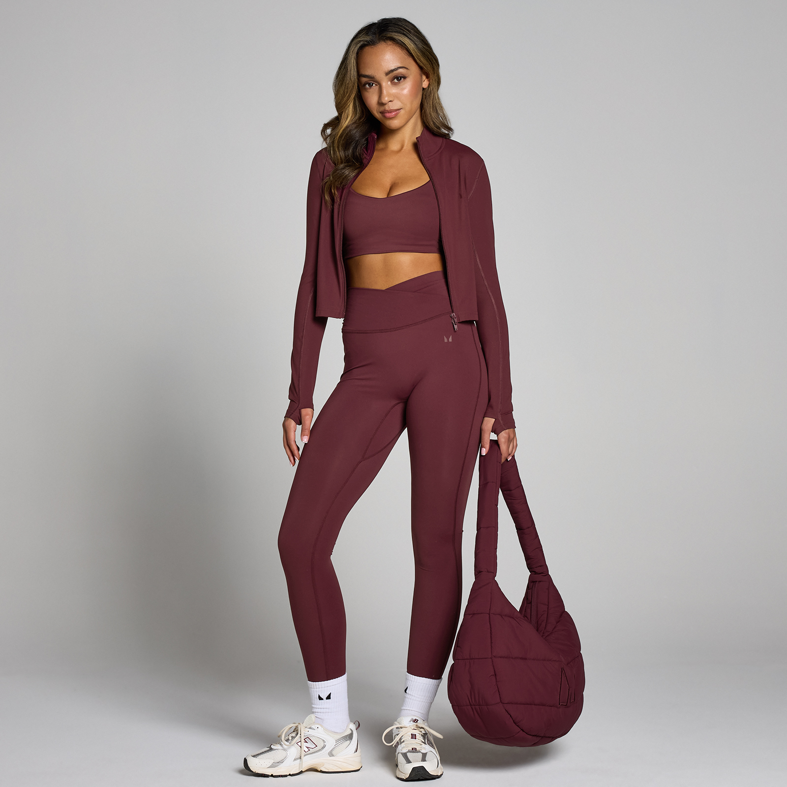 5059883390963 - MP Damen Tempo Leggings – Dunkle Beere - L