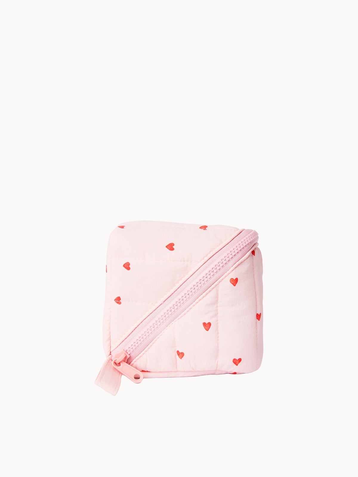 The Flat Lay Co. Marshmallow Flat Lay Makeup Box Bag - Sweet Pink Hearts 3