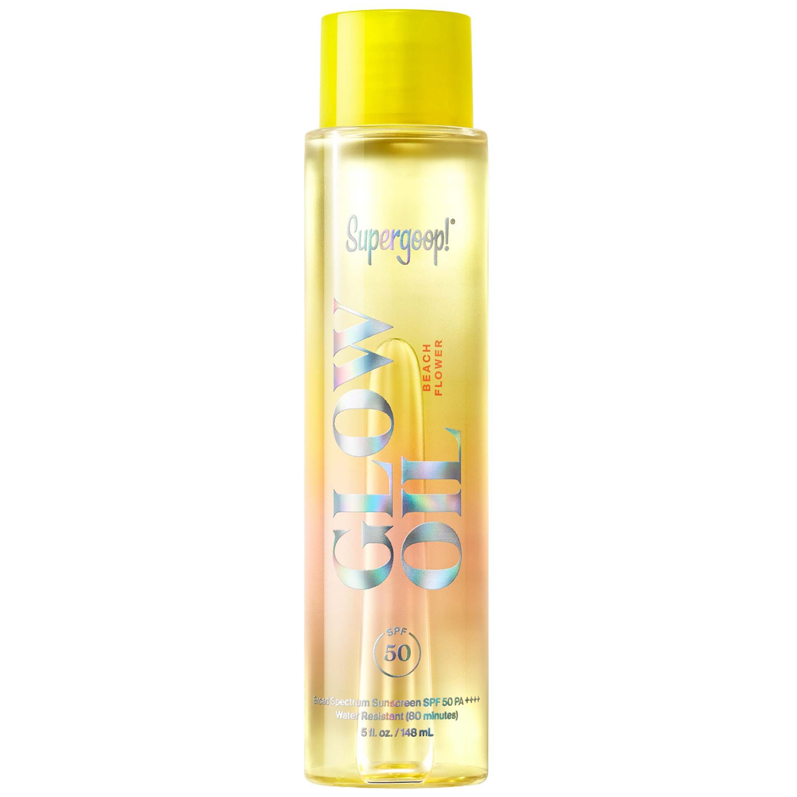 Supergoop! Glow Oil SPF 50 (Various Scents) - Beach Flower, 148 ml | Dermstore