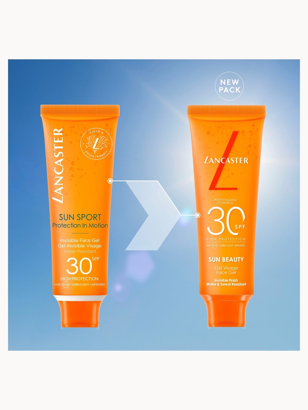 Lancaster Sun Sport Invisible Face Gel SPF30 50ml 3