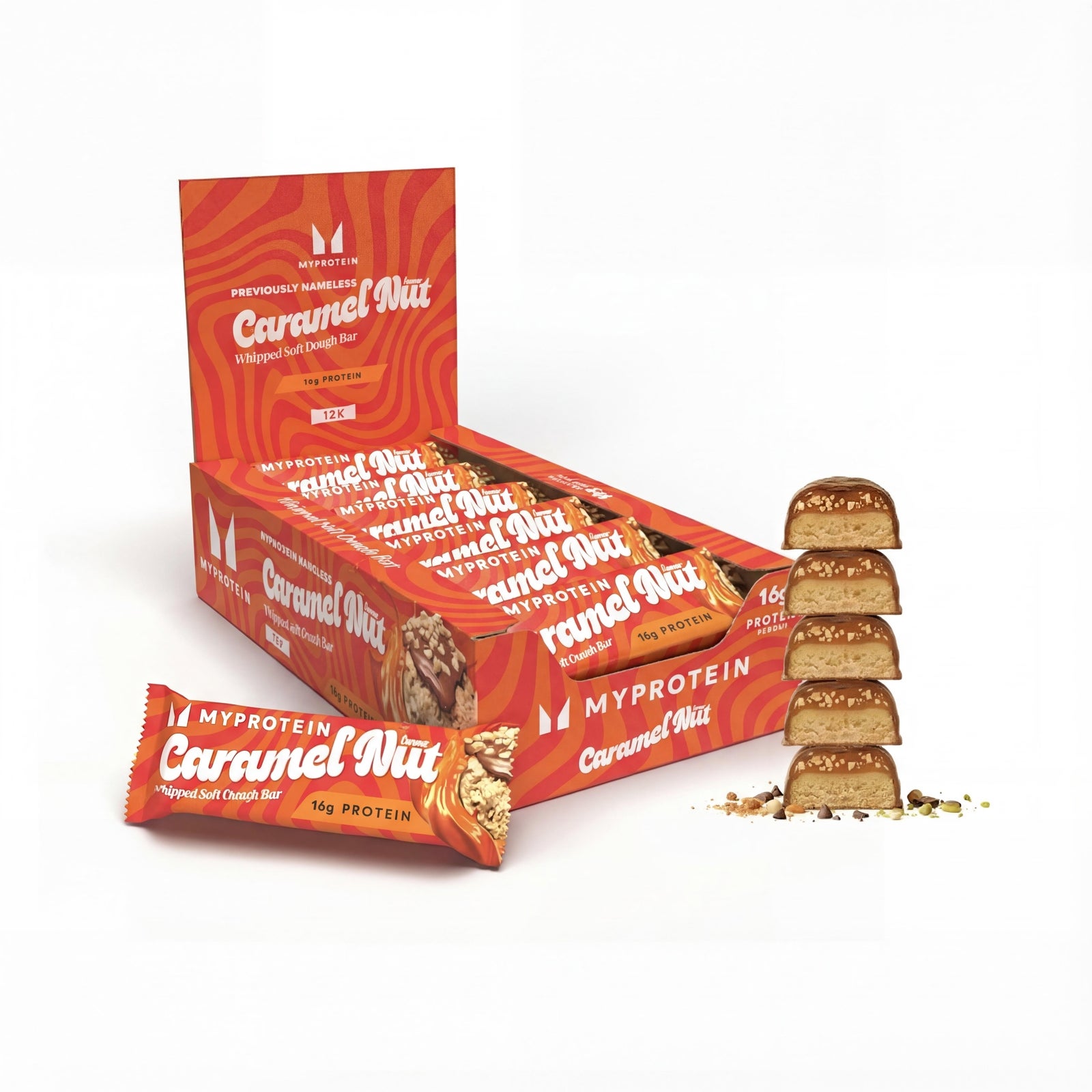 Batonul Myprotein - 12Batoane - Nuci si Caramel