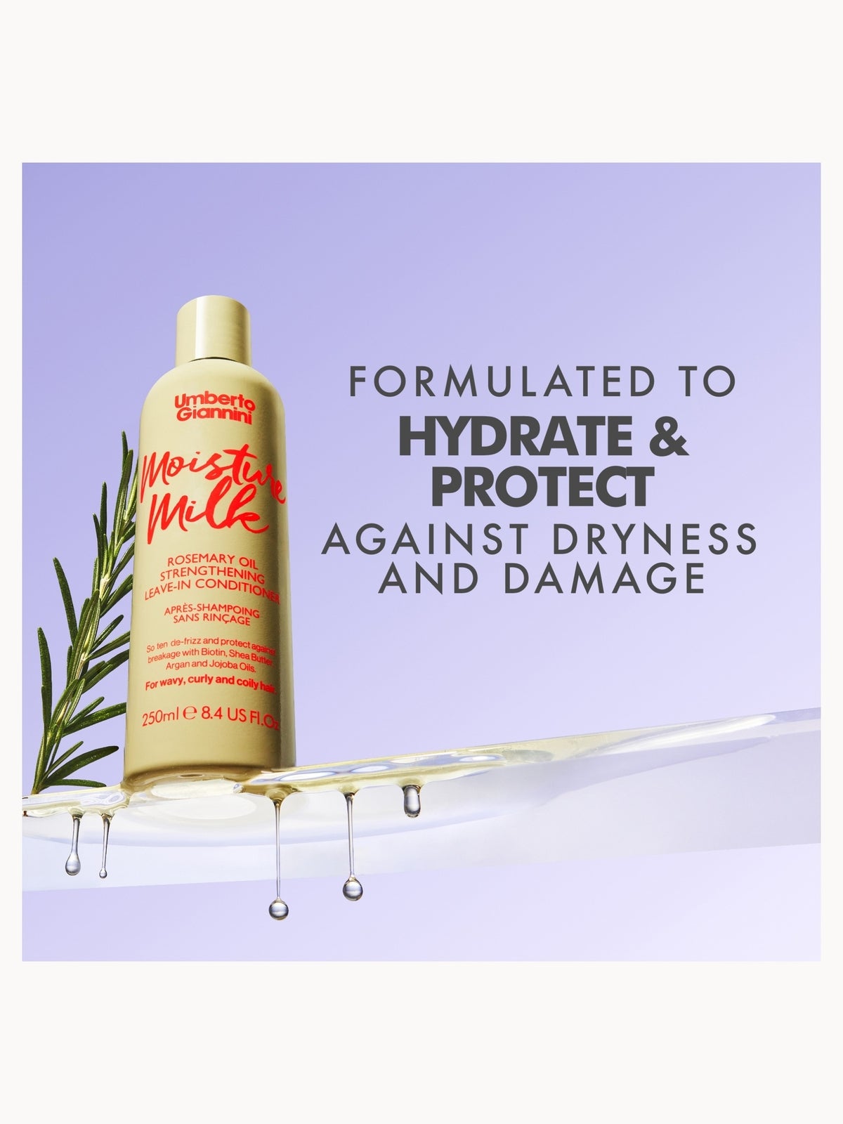 Umberto Giannini Moisture Milk Leave in Conditioner 250ml 3