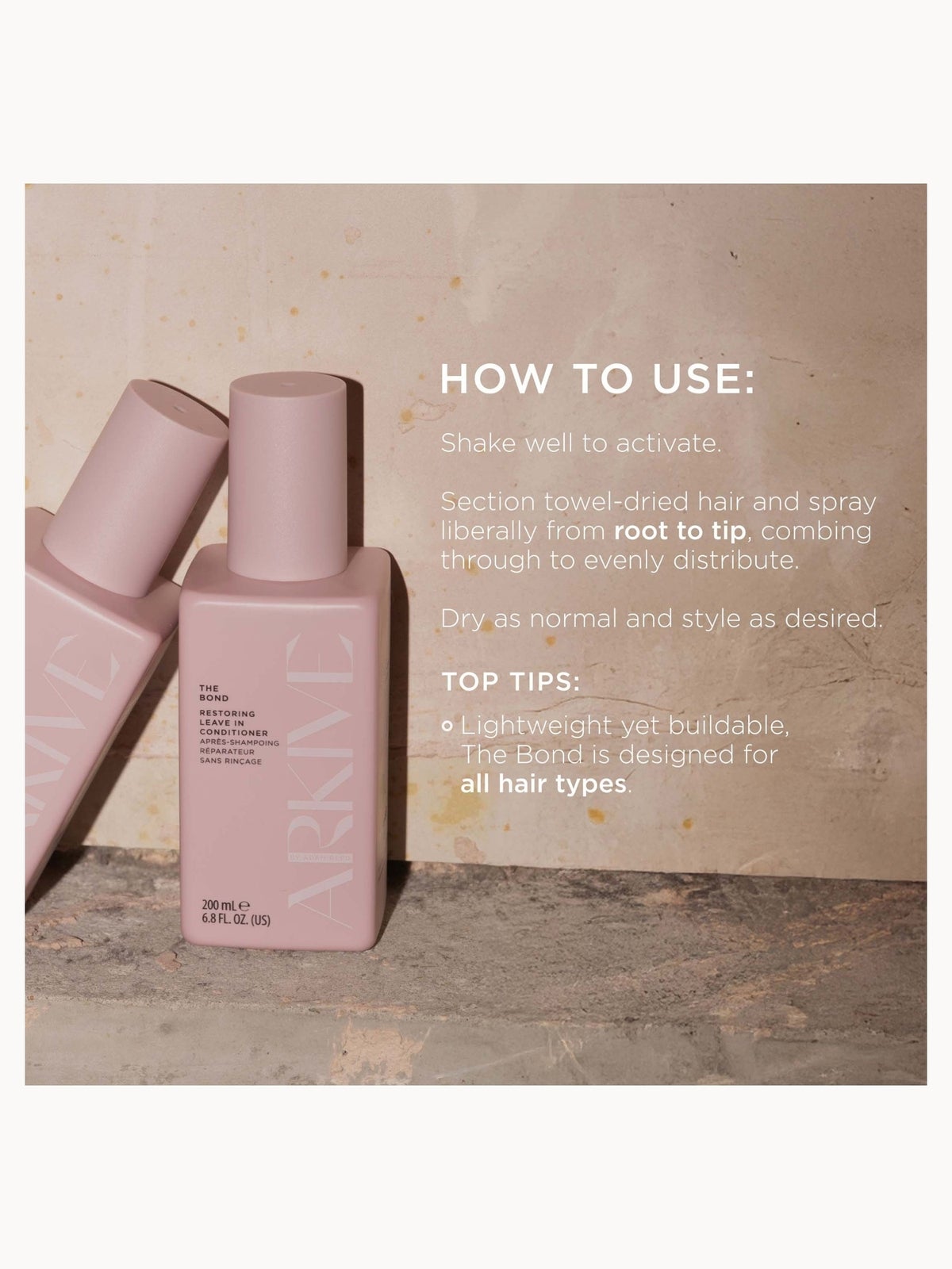 ARKIVE Headcare The Bond Restoring Leave-in Conditioner 200ml 4