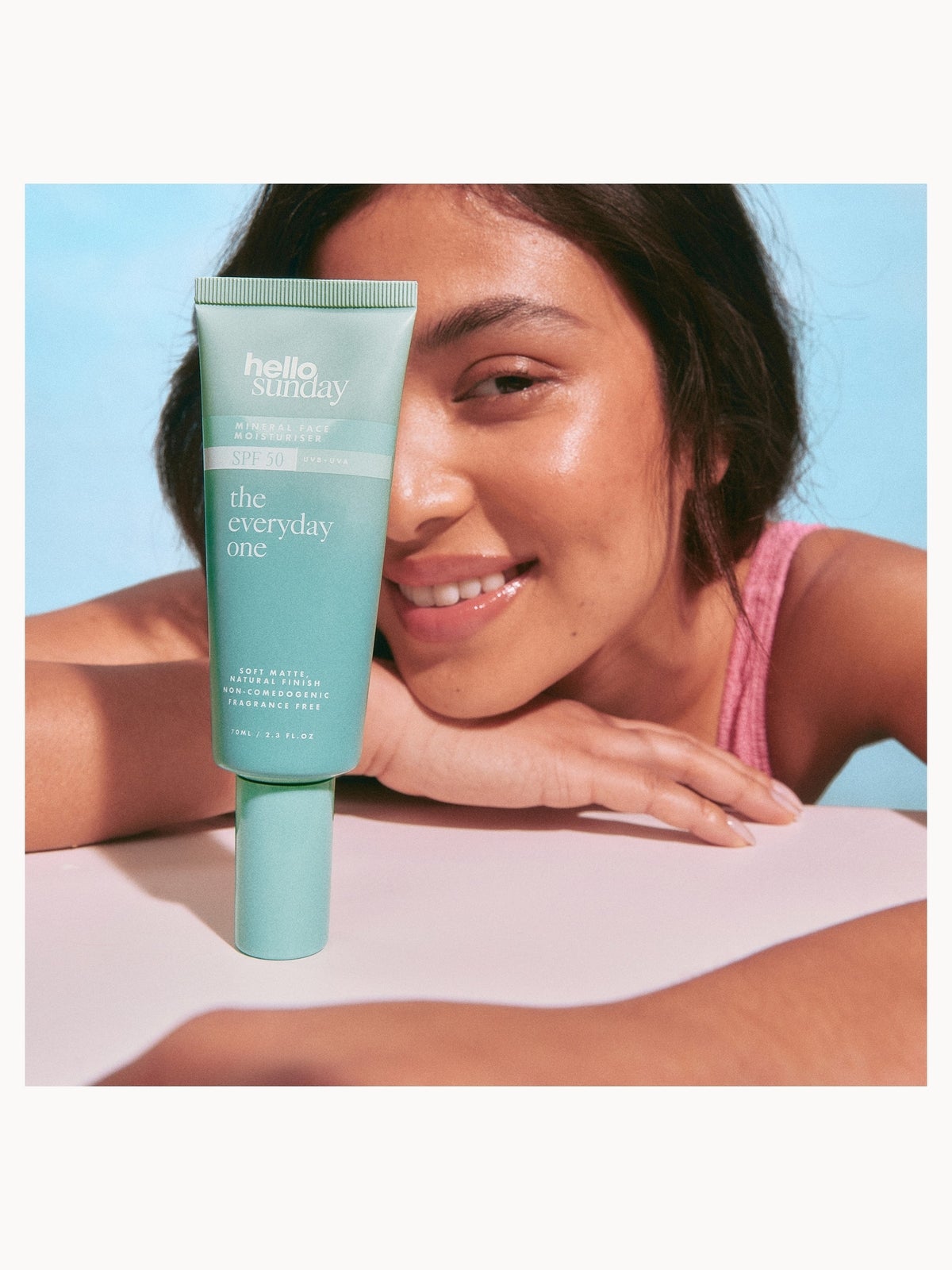 Hello Sunday The Everyday One Non-Nomodogenic Mineral Face Moisturiser SPF 50 70ml 4