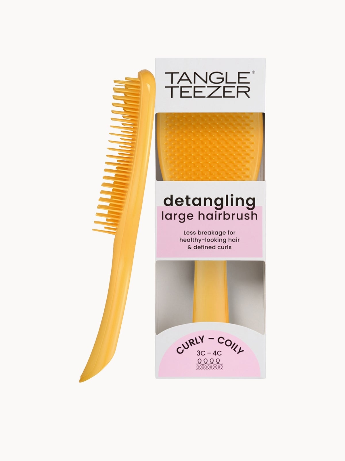 The Large Ultimate Detangler Naturally Curly Daffodil Yellow
