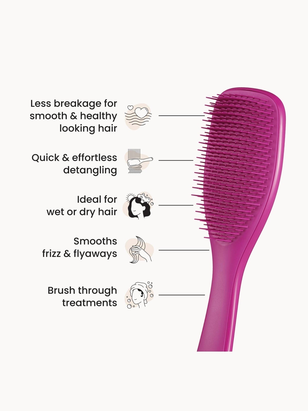 Tangle Teezer The Ultimate Detangler Electric Raspberry 4