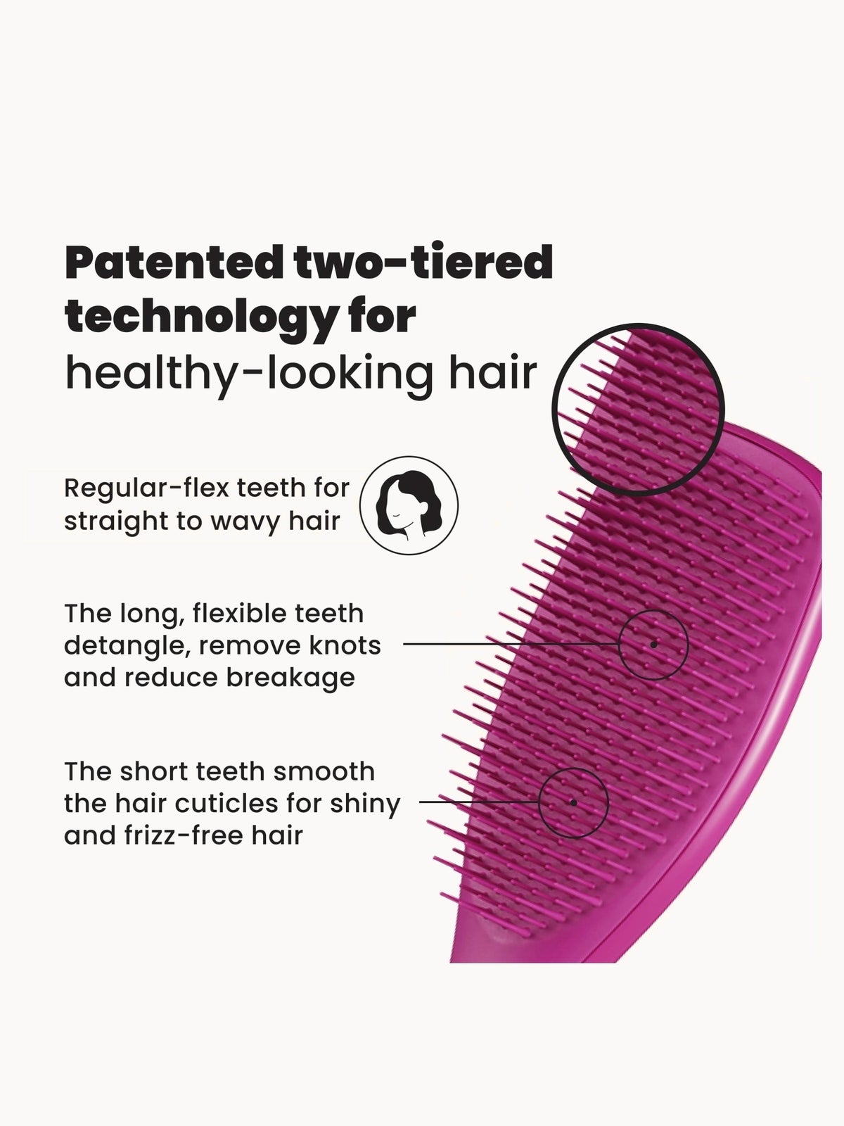 Tangle Teezer The Ultimate Detangler Electric Raspberry 2