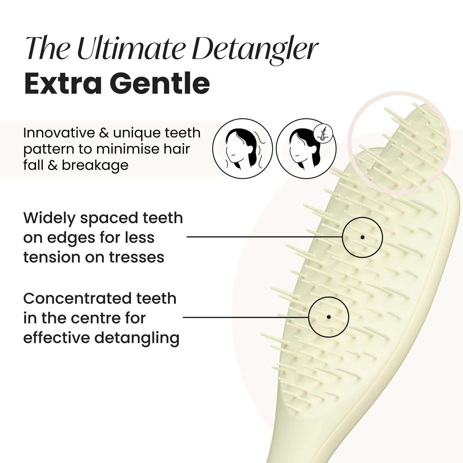 Tangle Teezer The Ultimate Detangler Extra Gentle Chamomile Yellow 3