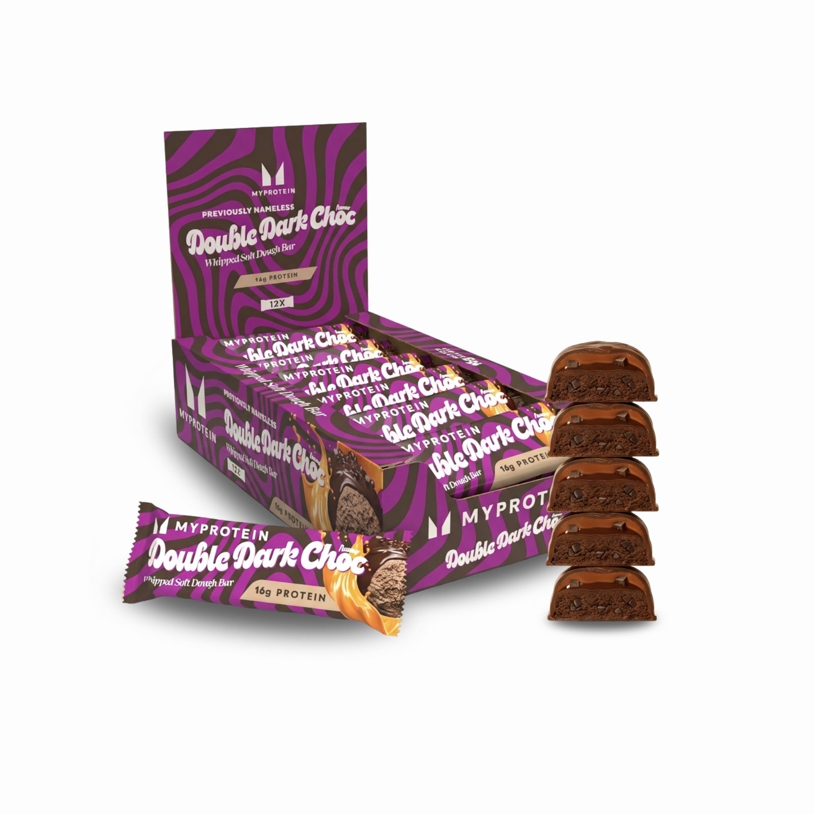 Batonul Myprotein - 12Batoane - Double Dark Choc
