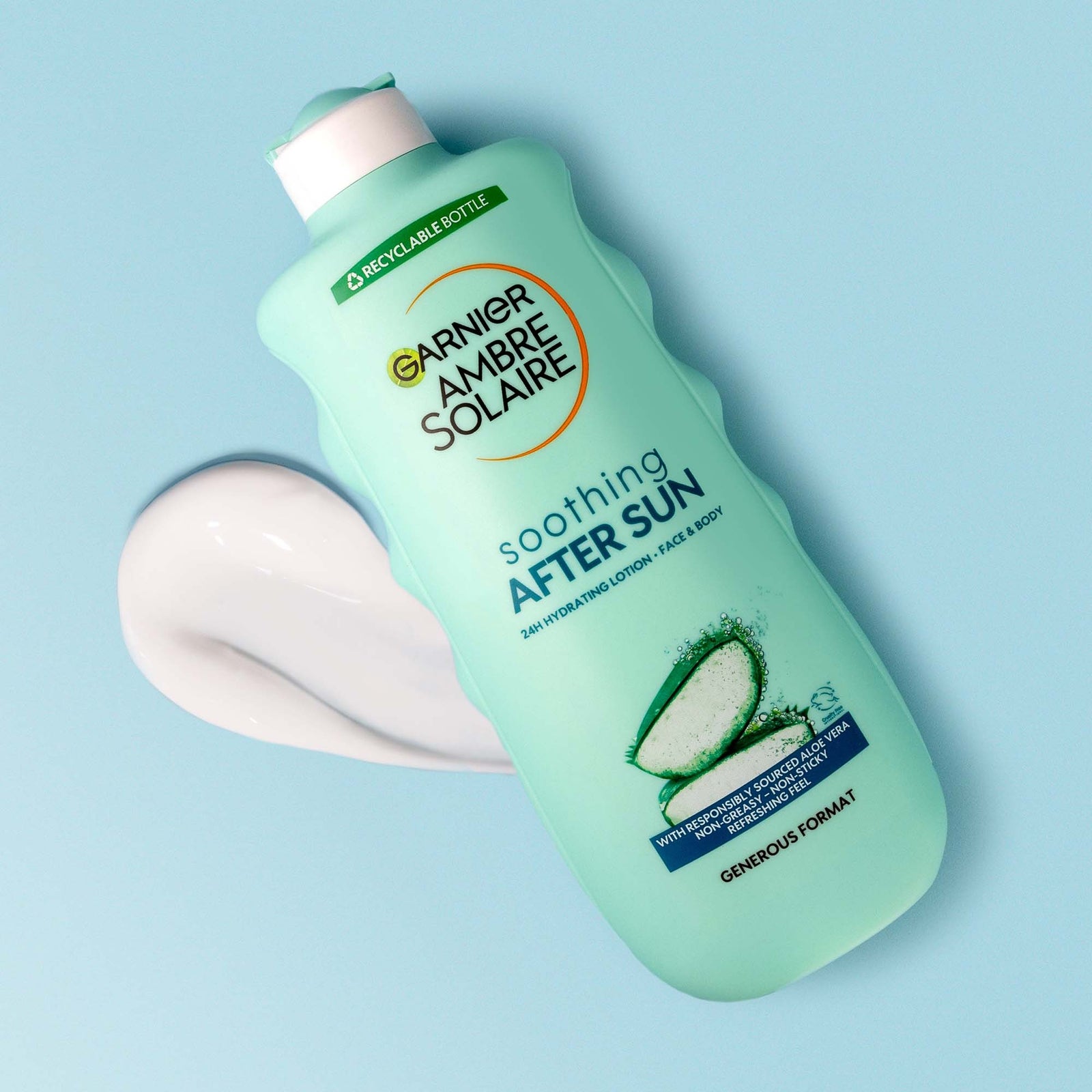 Garnier Ambre Solaire After Sun Lotion For Face & Body With Aloe Vera, 175ml 2