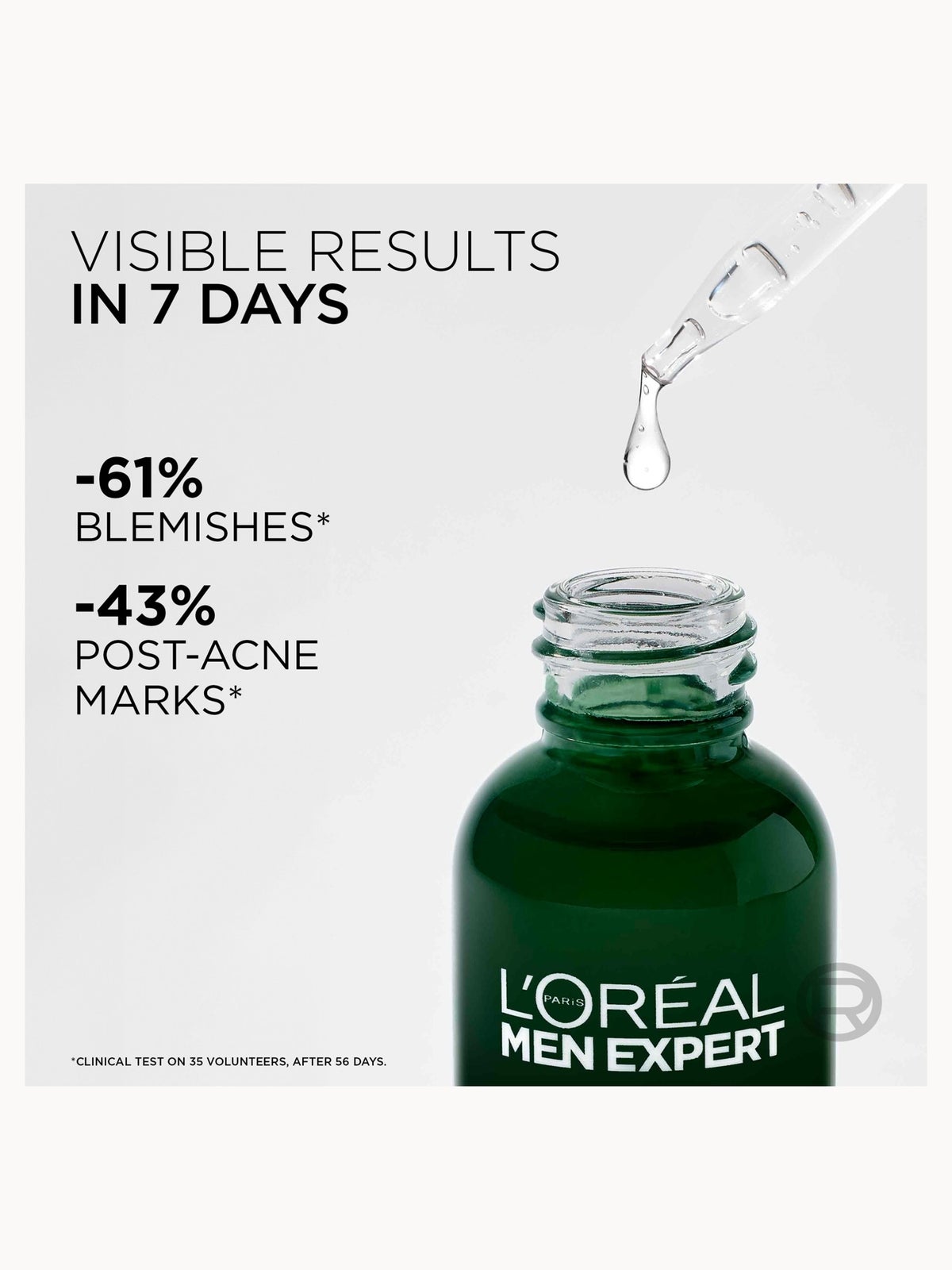 L'Oréal Men Expert Derma Control Anti-Blemish Serum with 3% Niacinamide + Salicylic acid 30ml 2