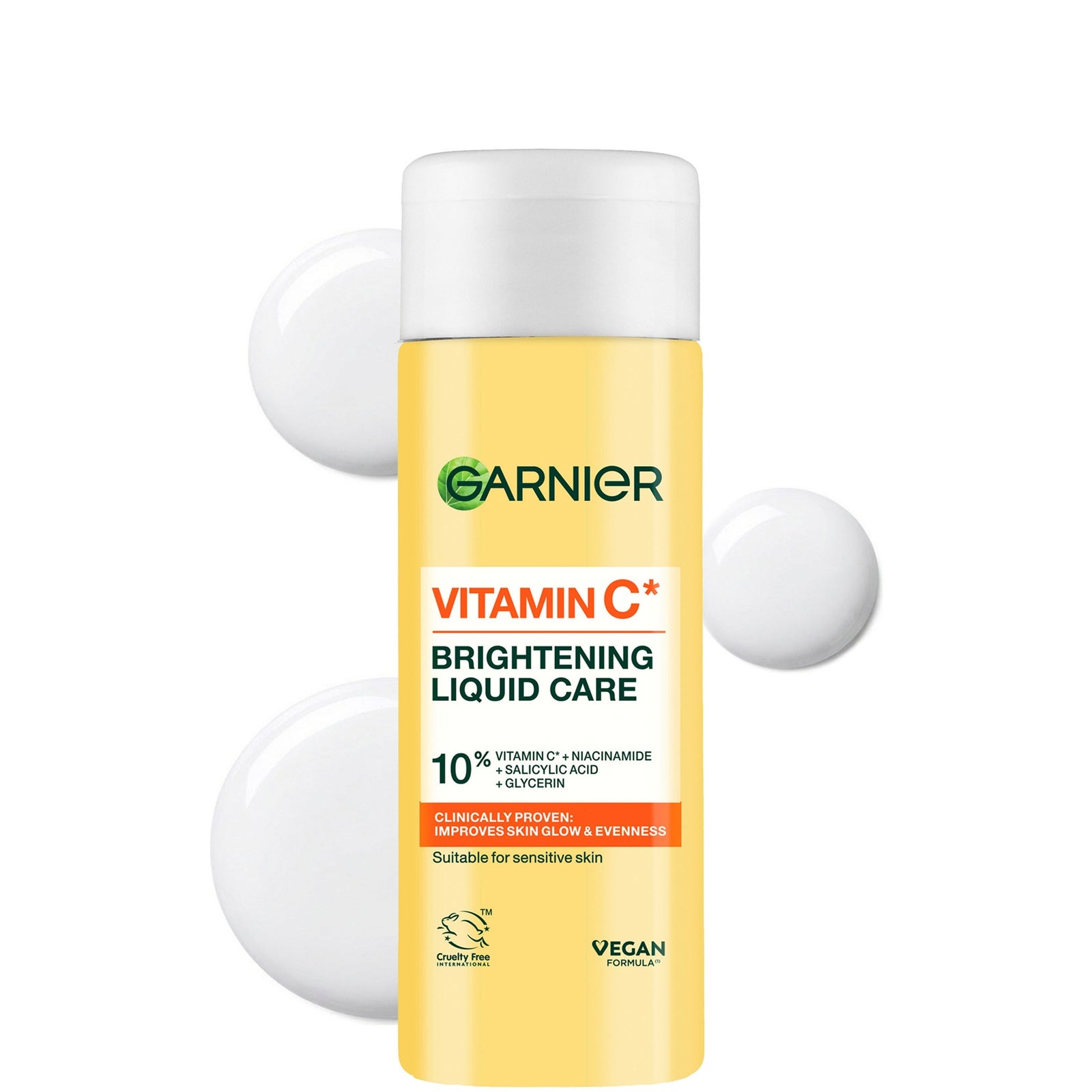 Garnier Vitamin C Brightening Liquid Care with 10% Glycerin + Niacinamide + Salicylic Acid 120ml