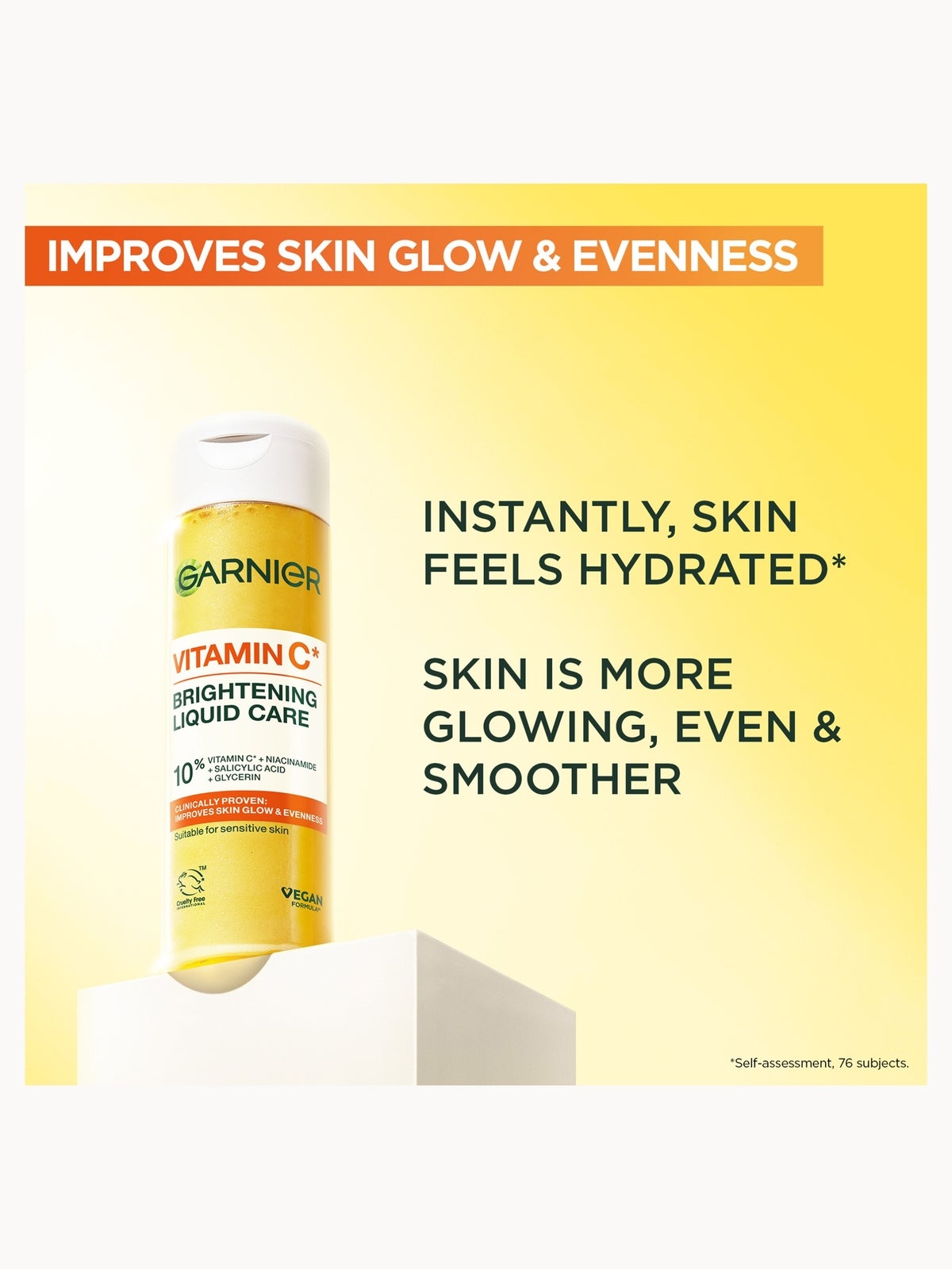 Garnier Vitamin C Brightening Liquid Care with 10% Glycerin + Niacinamide + Salicylic Acid 120ml 2