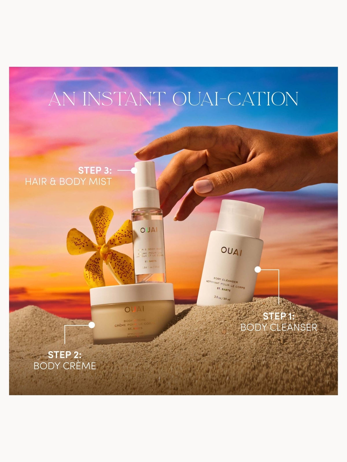 OUAI Wanna Get A-Ouai Travel Kit (Worth £40) 3