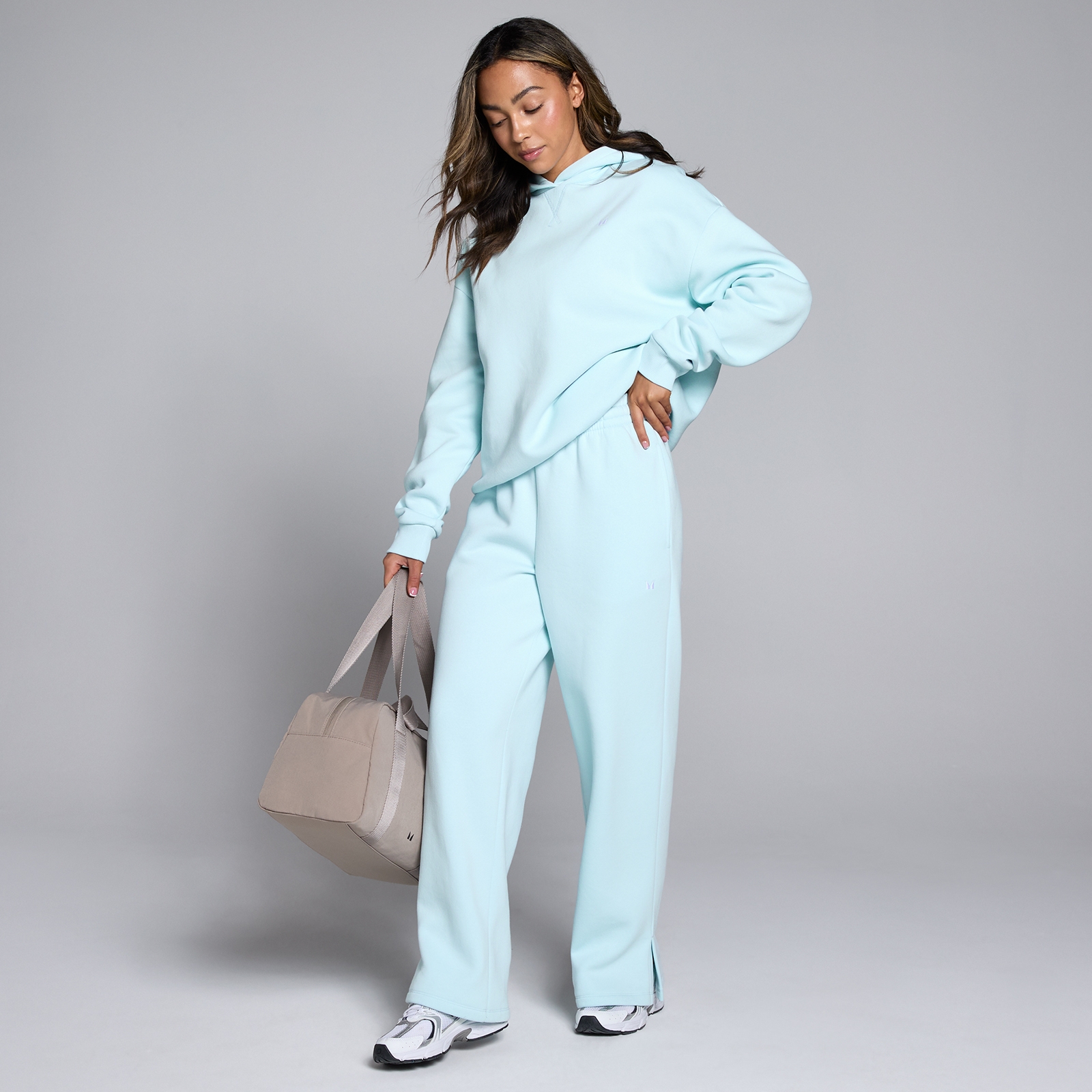 Thumbnail - MP Damen Basics Jogginghose mit geradem Bein – Babyblau - L