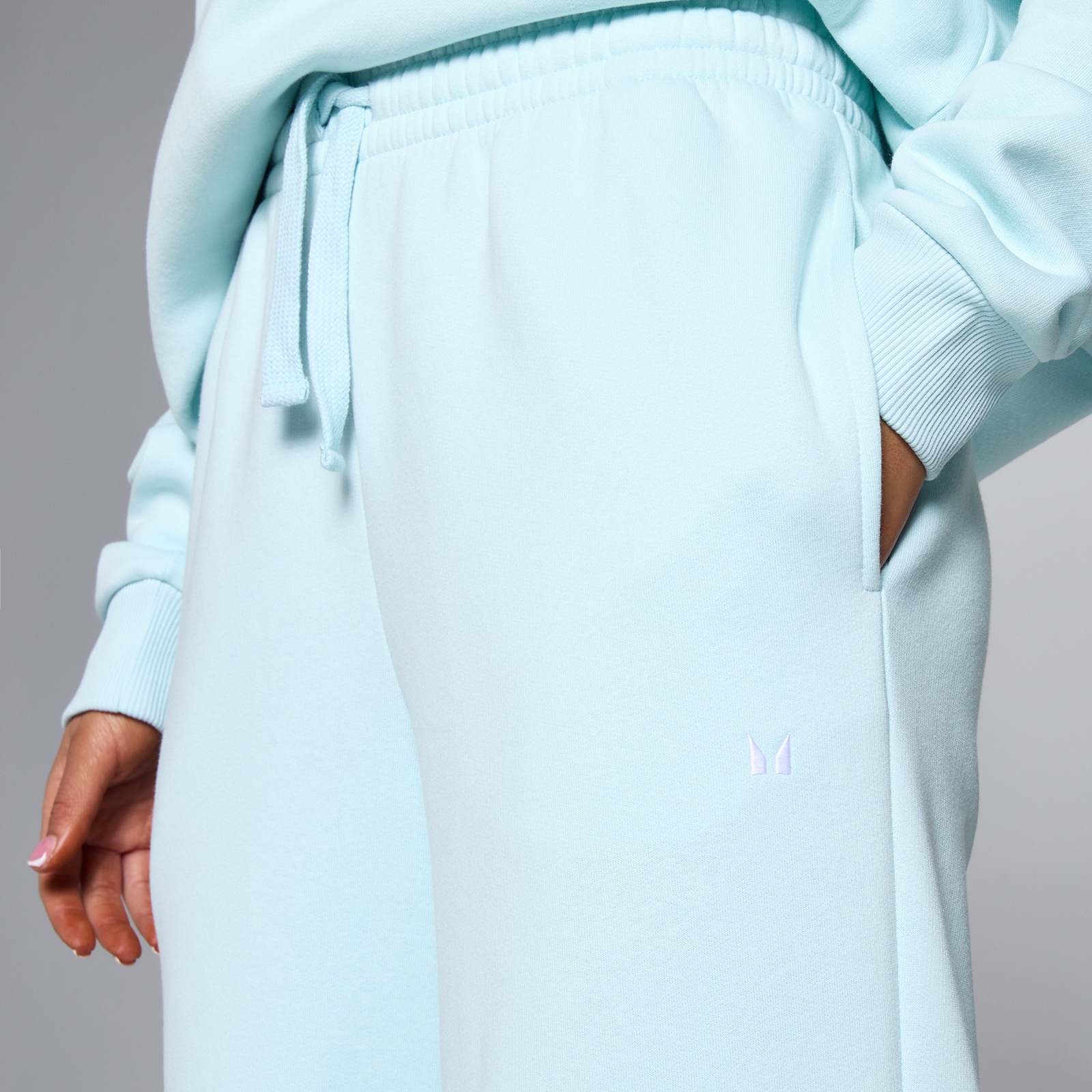 Thumbnail - MP Damen Basics Jogginghose mit geradem Bein – Babyblau - L