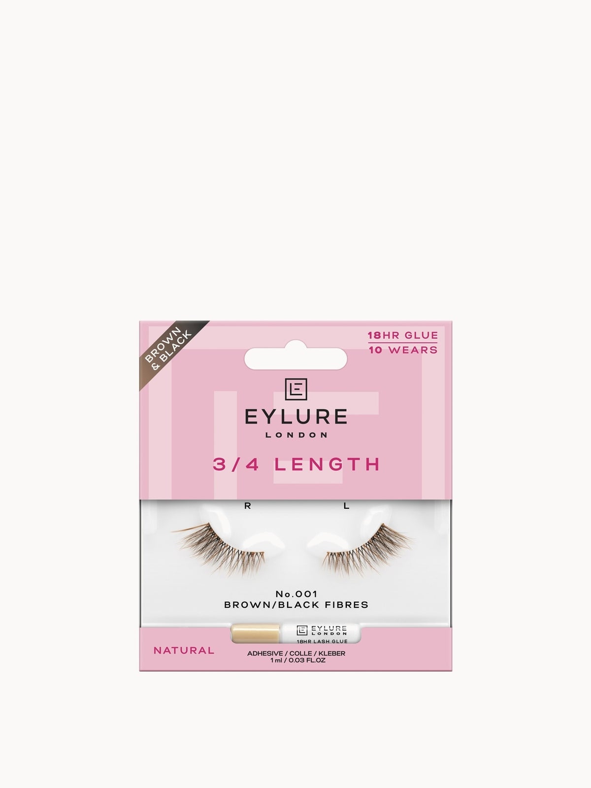 Eylure 3/4 Length No.001