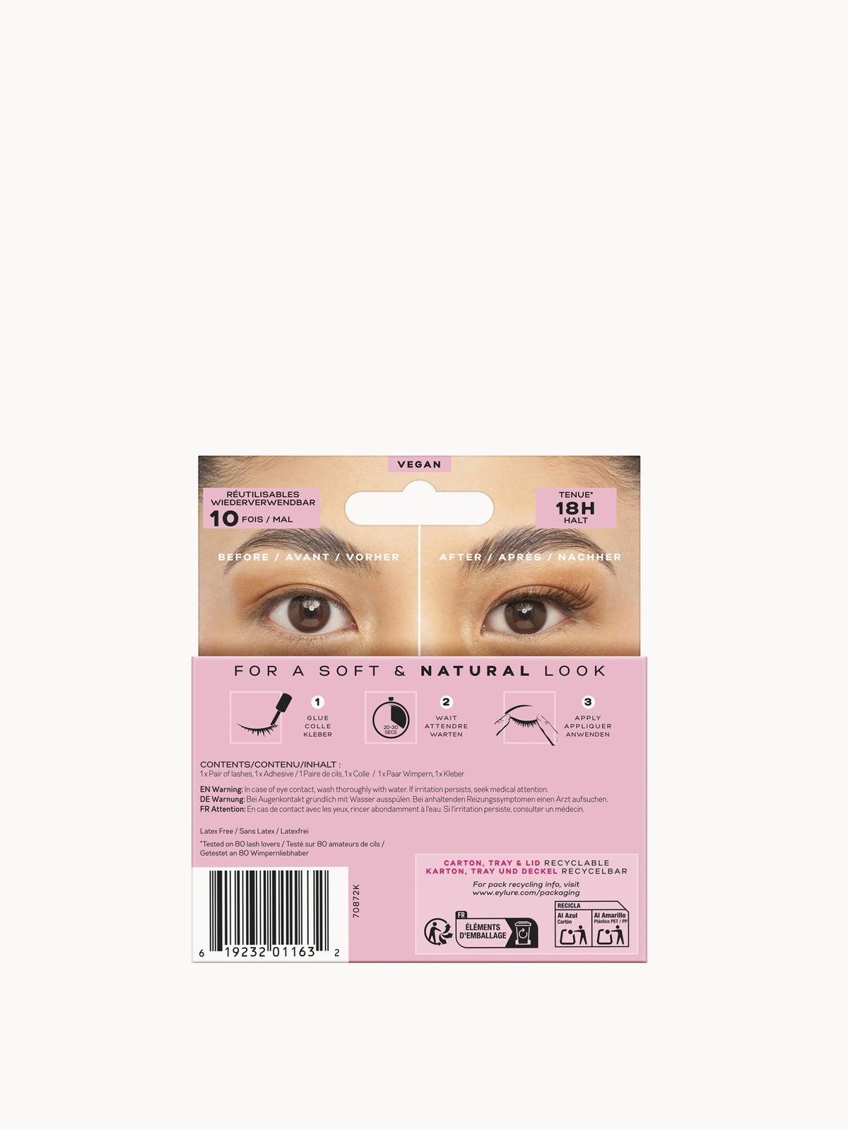 Eylure 3/4 Length No.001 2